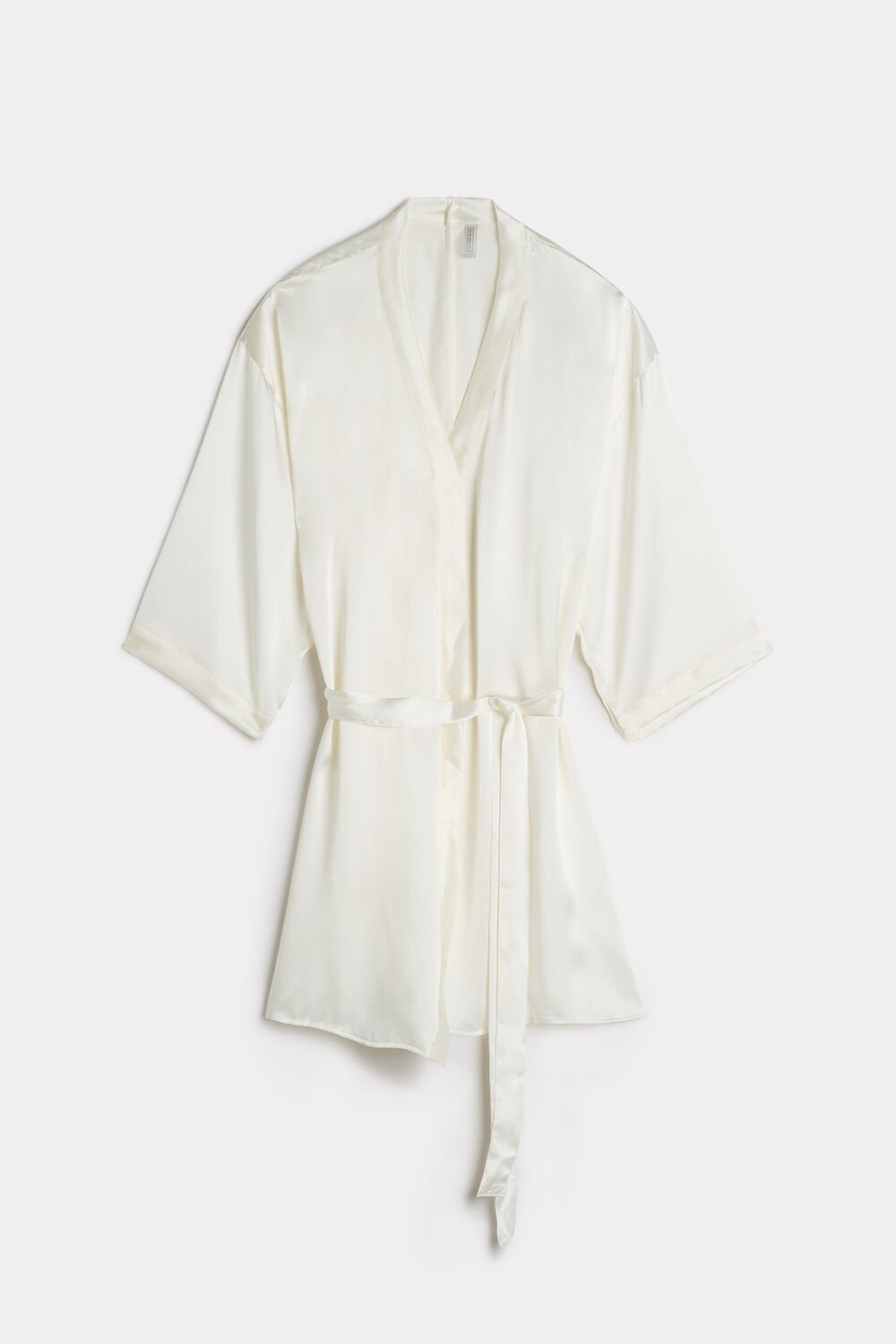 Intimissimi Silk Kimono Ivory - 2127 - Talc White | 6054BMIQK