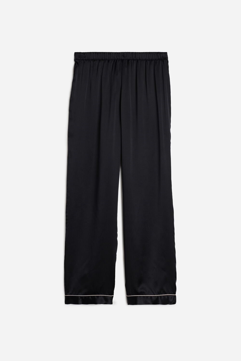 Intimissimi Silk Satin Pajama Pants Black - 019 - Black | 7502NOCYH