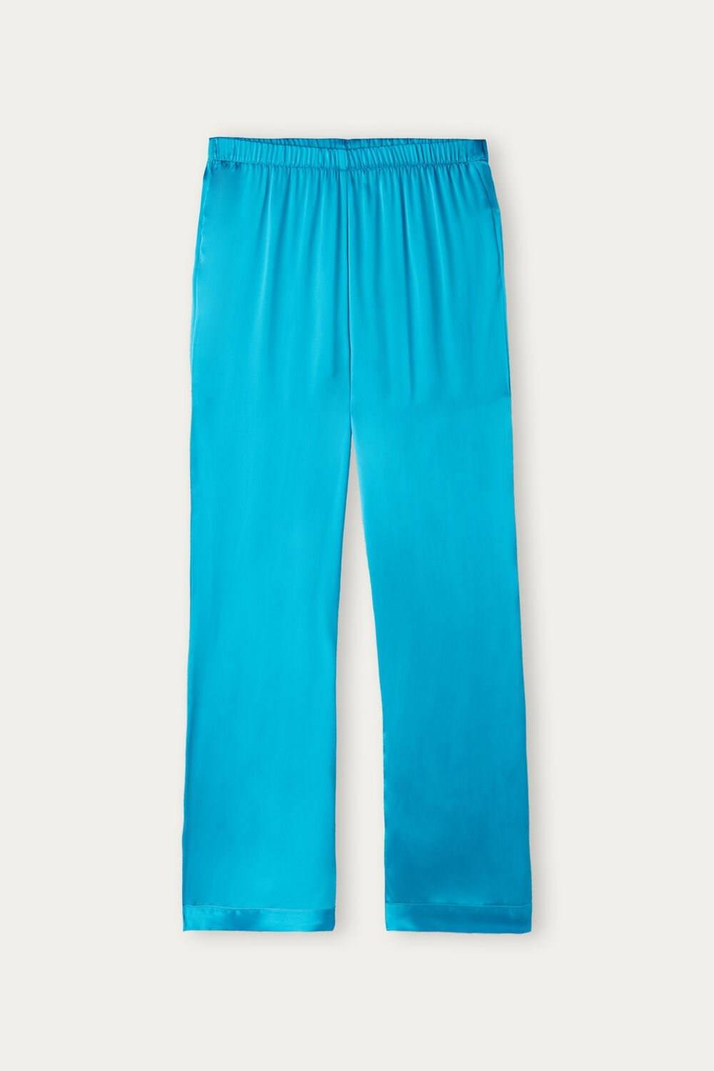 Intimissimi Silk Satin Pajama Pants Blue - 210j - Digital Turquoise | 6209IVBNO