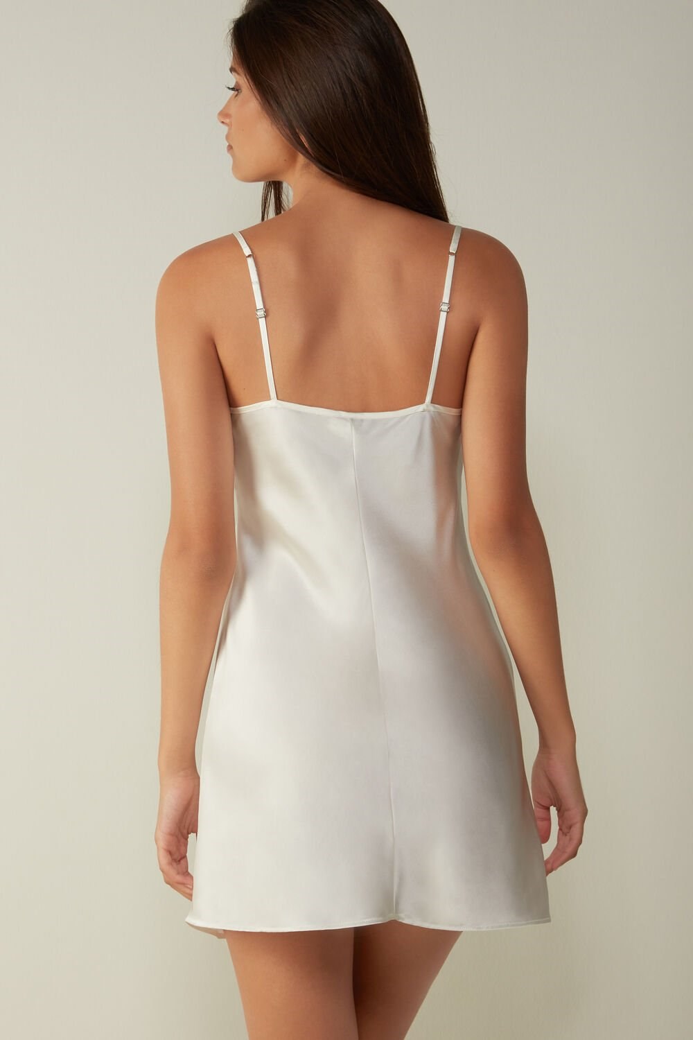 Intimissimi Silk Slip Ivory - 2127 - Talc White | 2618HLVGZ