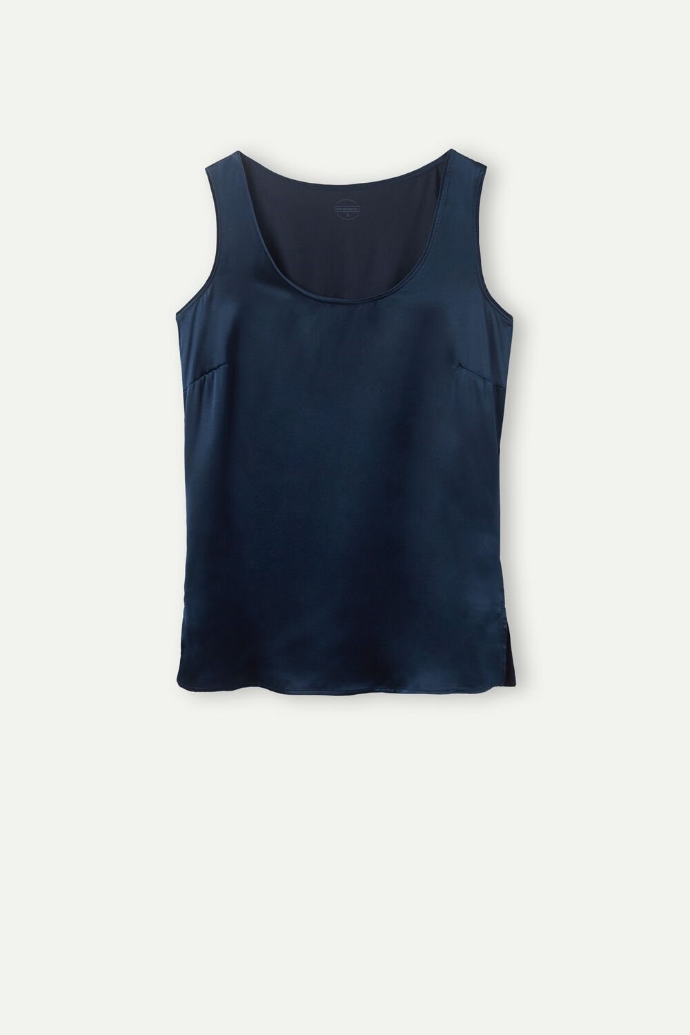 Intimissimi Silk and Modal Tank Top Blue - 1467 - Intense Blue | 7095AYIBD