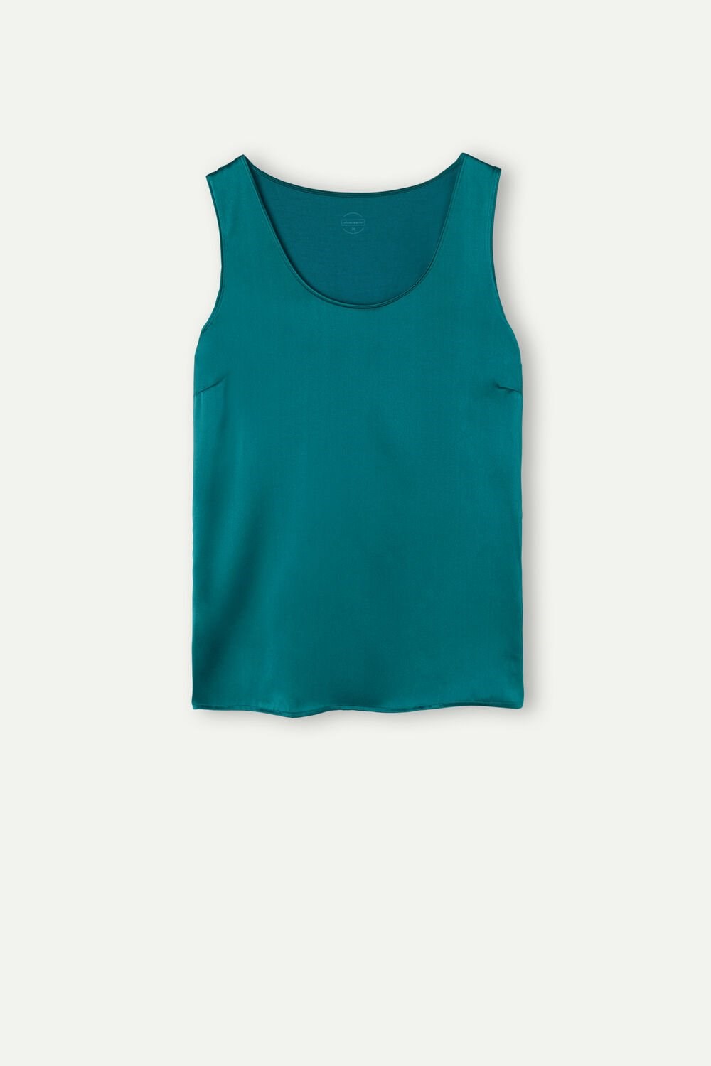 Intimissimi Silk and Modal Tank Top Green - 4572 - Evergreen | 4026PEQHT