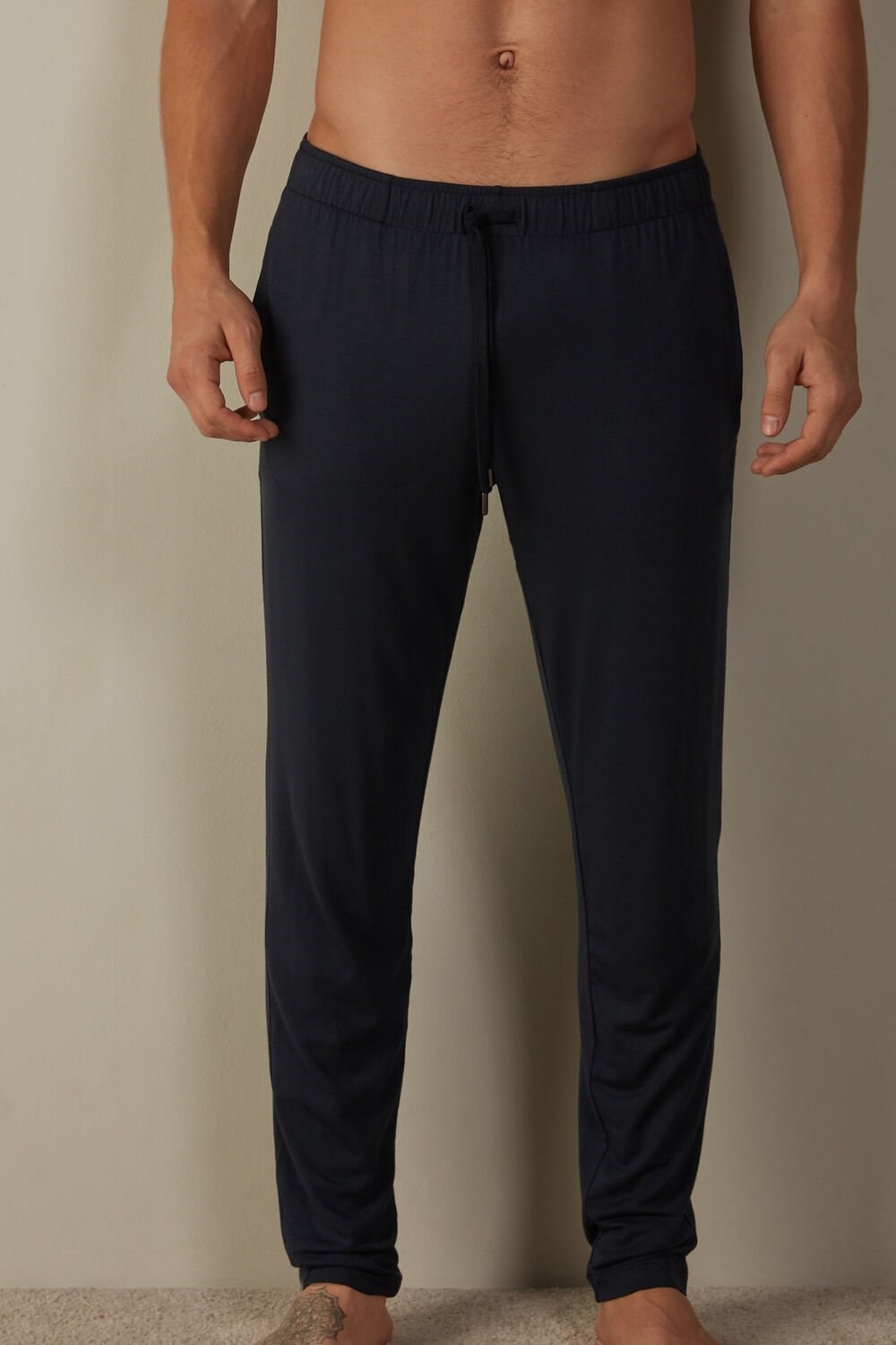 Intimissimi Silk and Modal Trousers 800 - Midnight Blue | 8064NVAMQ