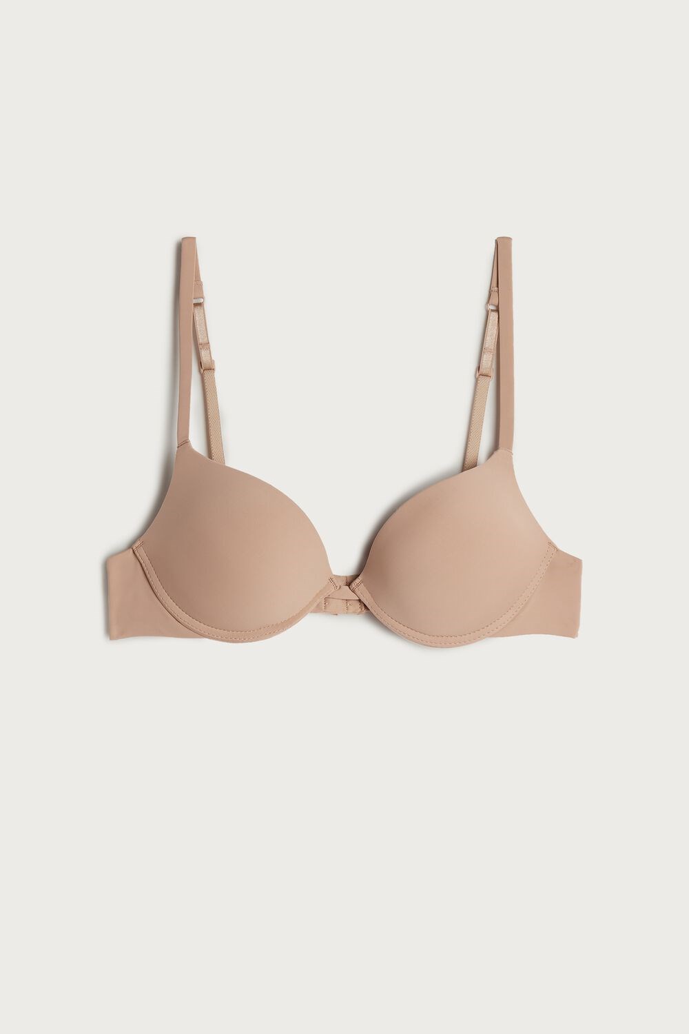 Intimissimi Simona Microfiber Super Push-Up Bra Natural - 044 - Soft Beige | 2418XQDVT