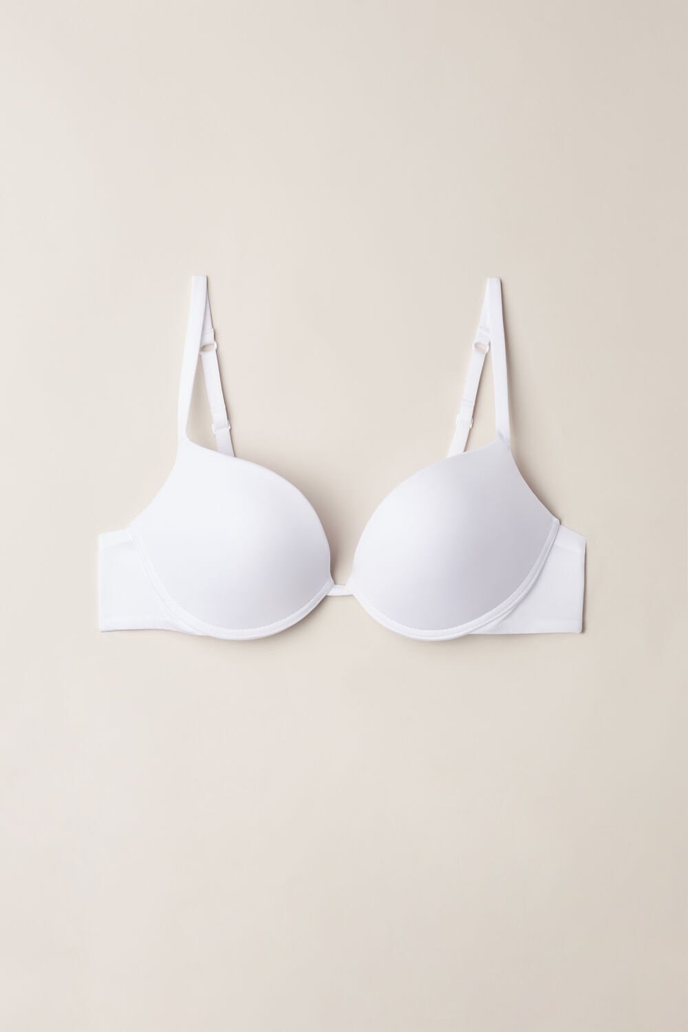 Intimissimi Simona Super Push-up Bra in Ultralight Microfiber White - 001 - White | 2054OPXLJ