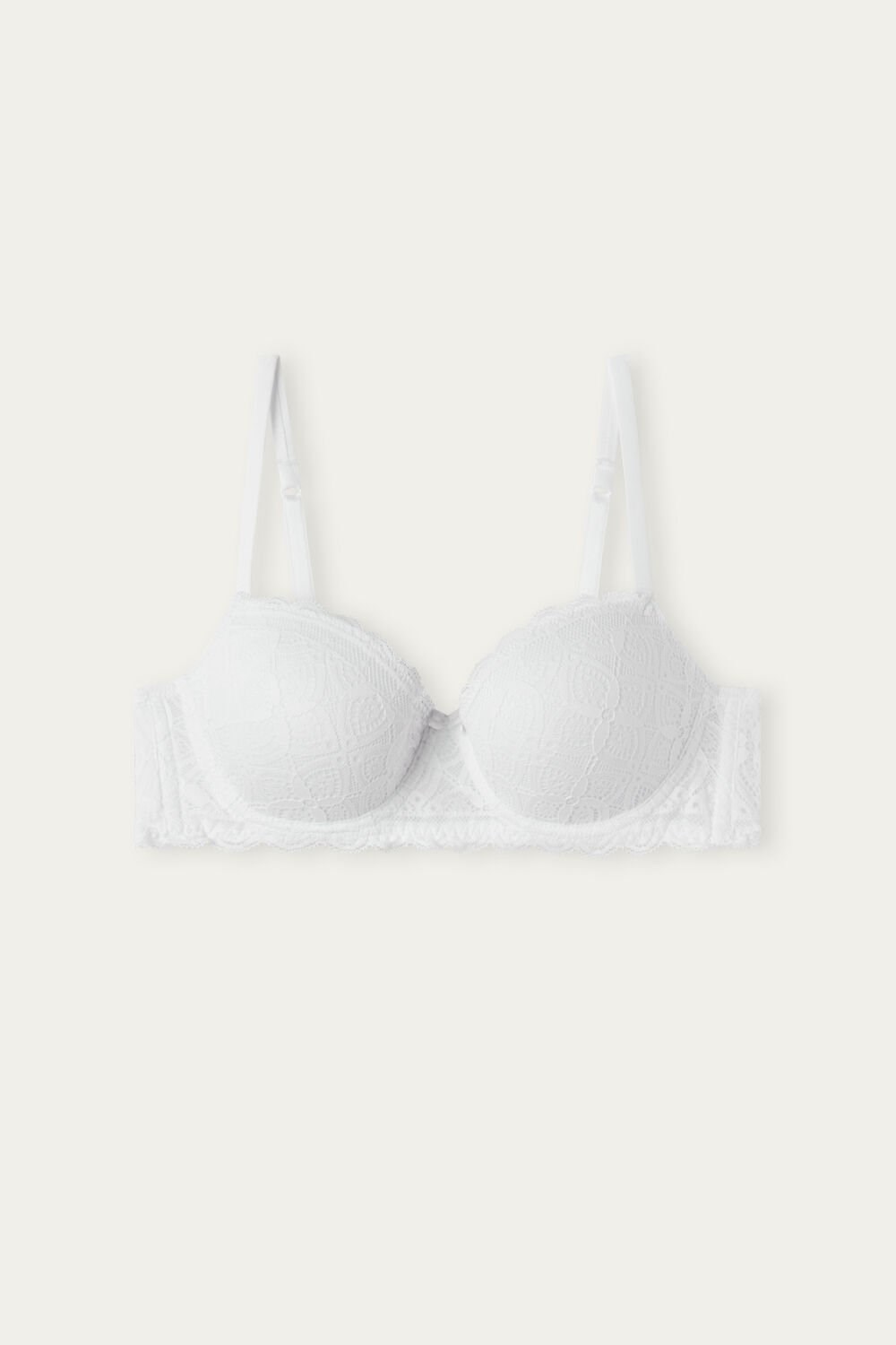 Intimissimi Sofia Balconette Bra in Lace White - 001 - White | 1943QXORI