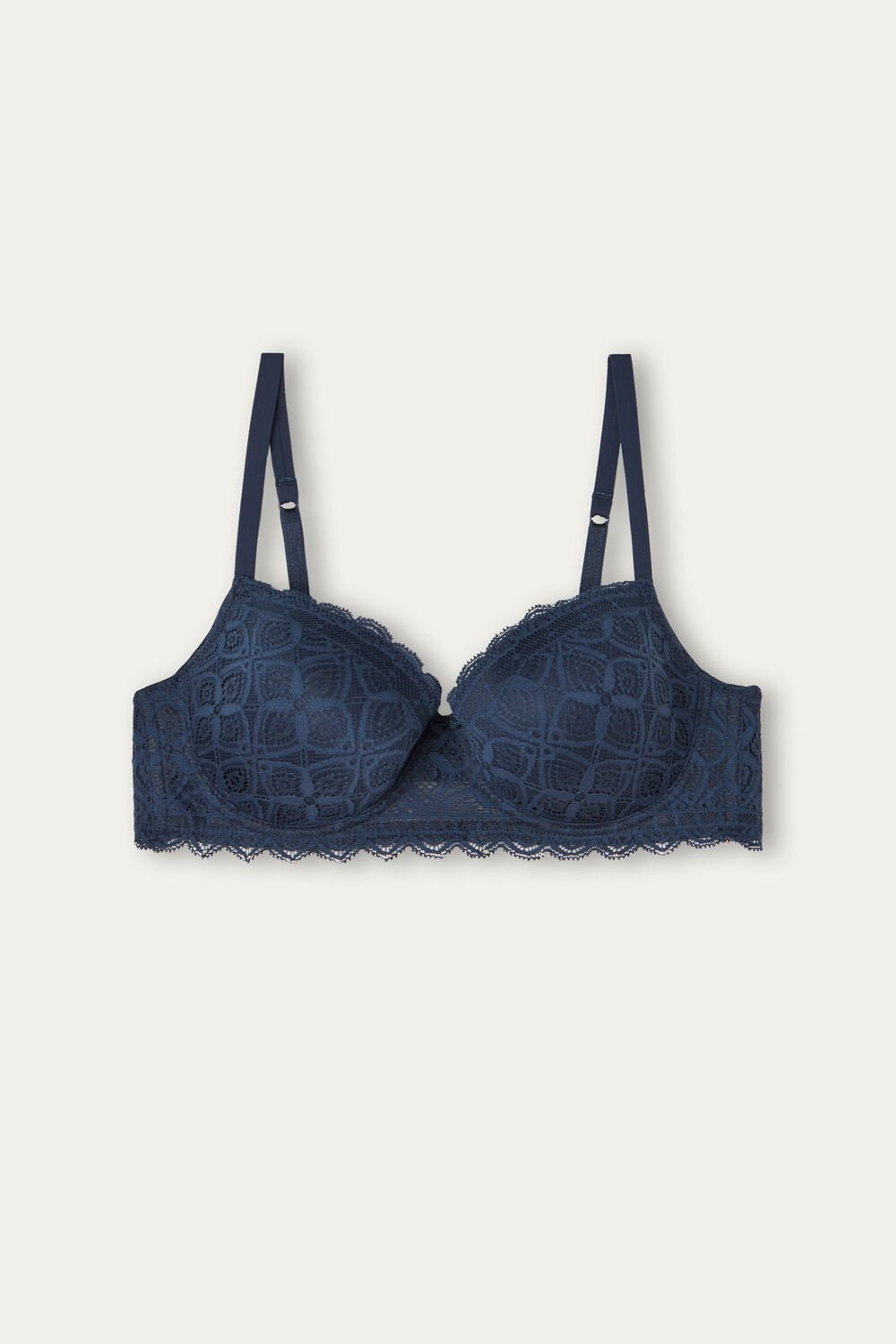 Intimissimi Sofia Balconette Bra in Lace Blue - 1467 - Intense Blue | 3258KNAOG