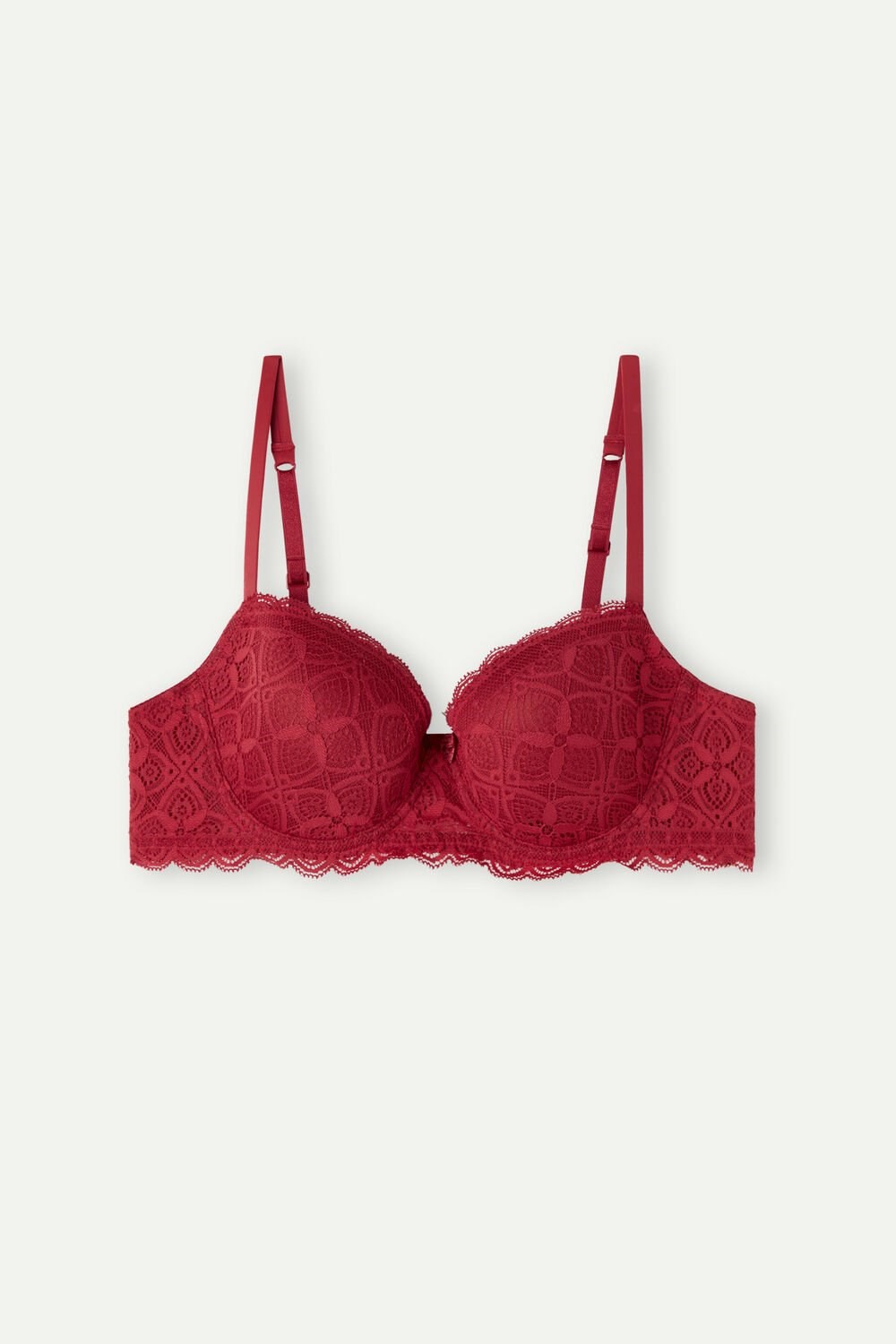 Intimissimi Sofia Balconette Bra in Lace Red - 1473 - Red | 3496AUXHF