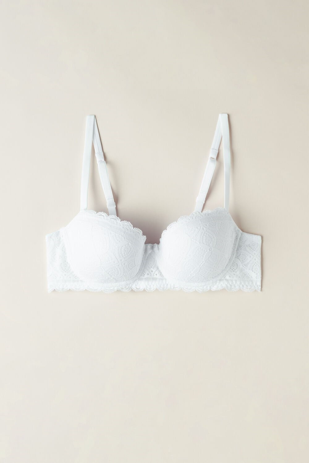 Intimissimi Sofia Balconette Bra in Lace White - 001 - White | 5817YKOUE