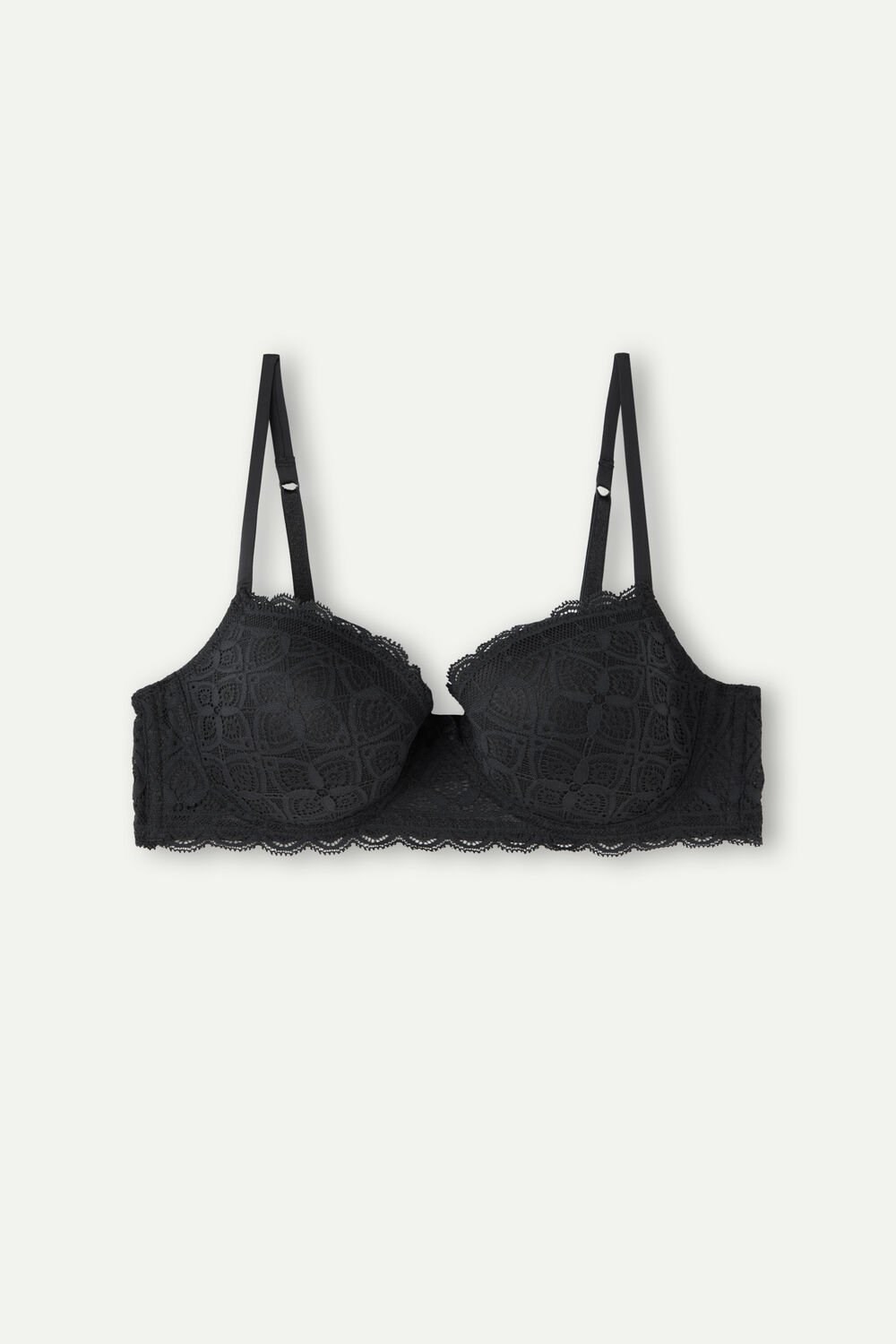 Intimissimi Sofia Balconette Bra in Lace Black - 019 - Black | 7613TEQZI