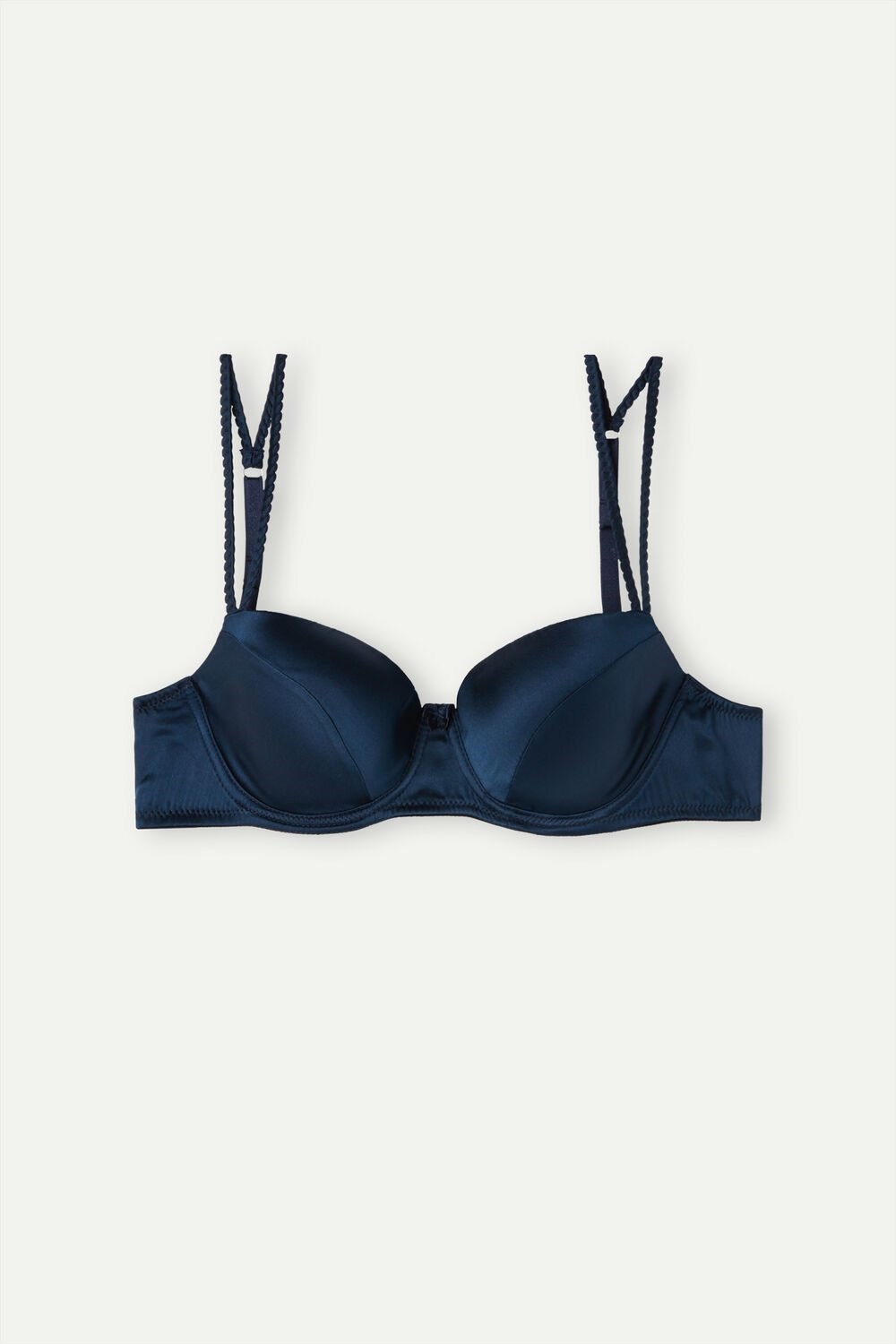 Intimissimi Sofia Balconette Bra in Silk Blue - 1467 - Intense Blue | 5674ZWDAL