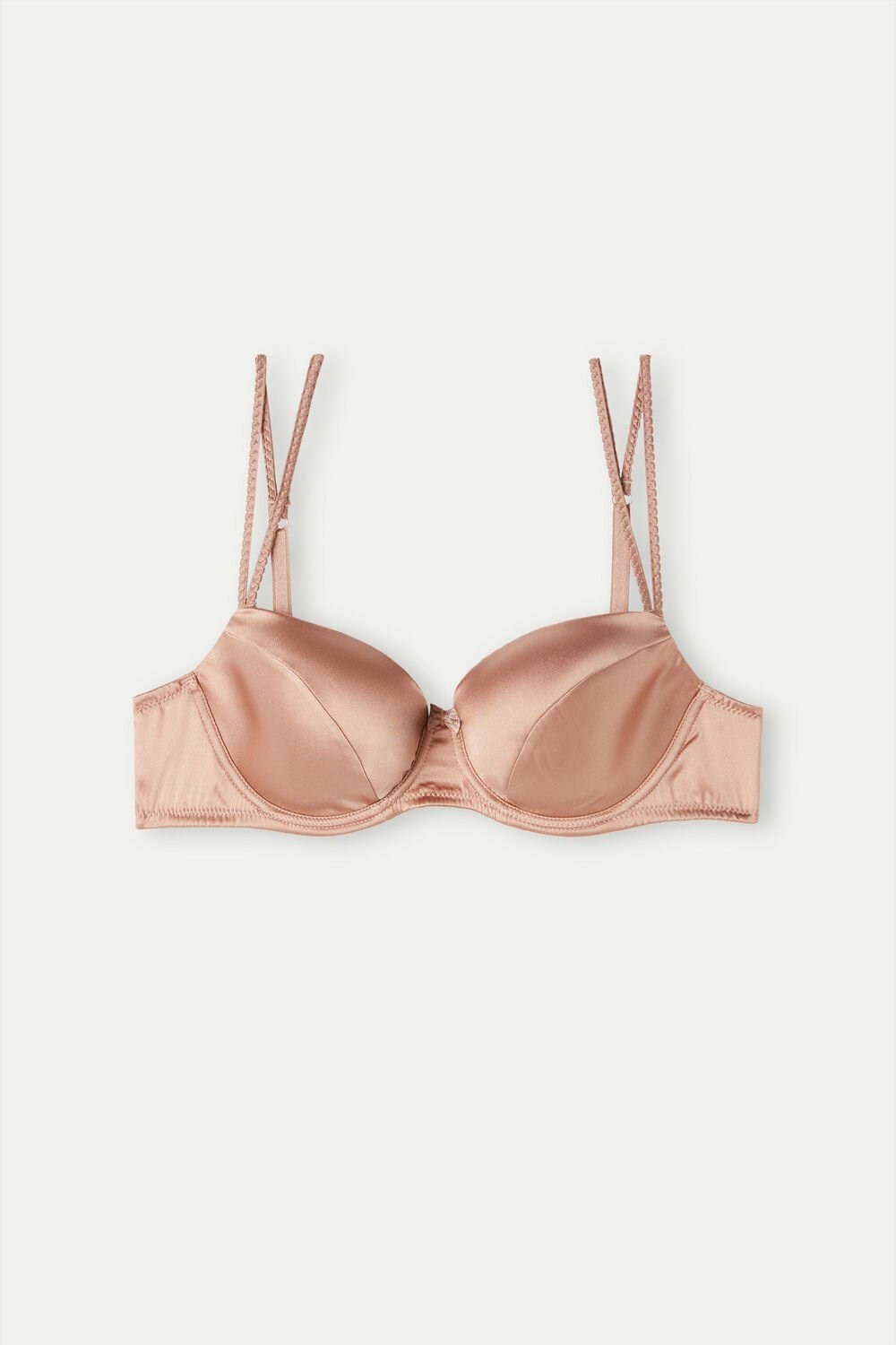 Intimissimi Sofia Balconette Bra in Silk Natural - 163i - Satin Pink | 7835TWCIG