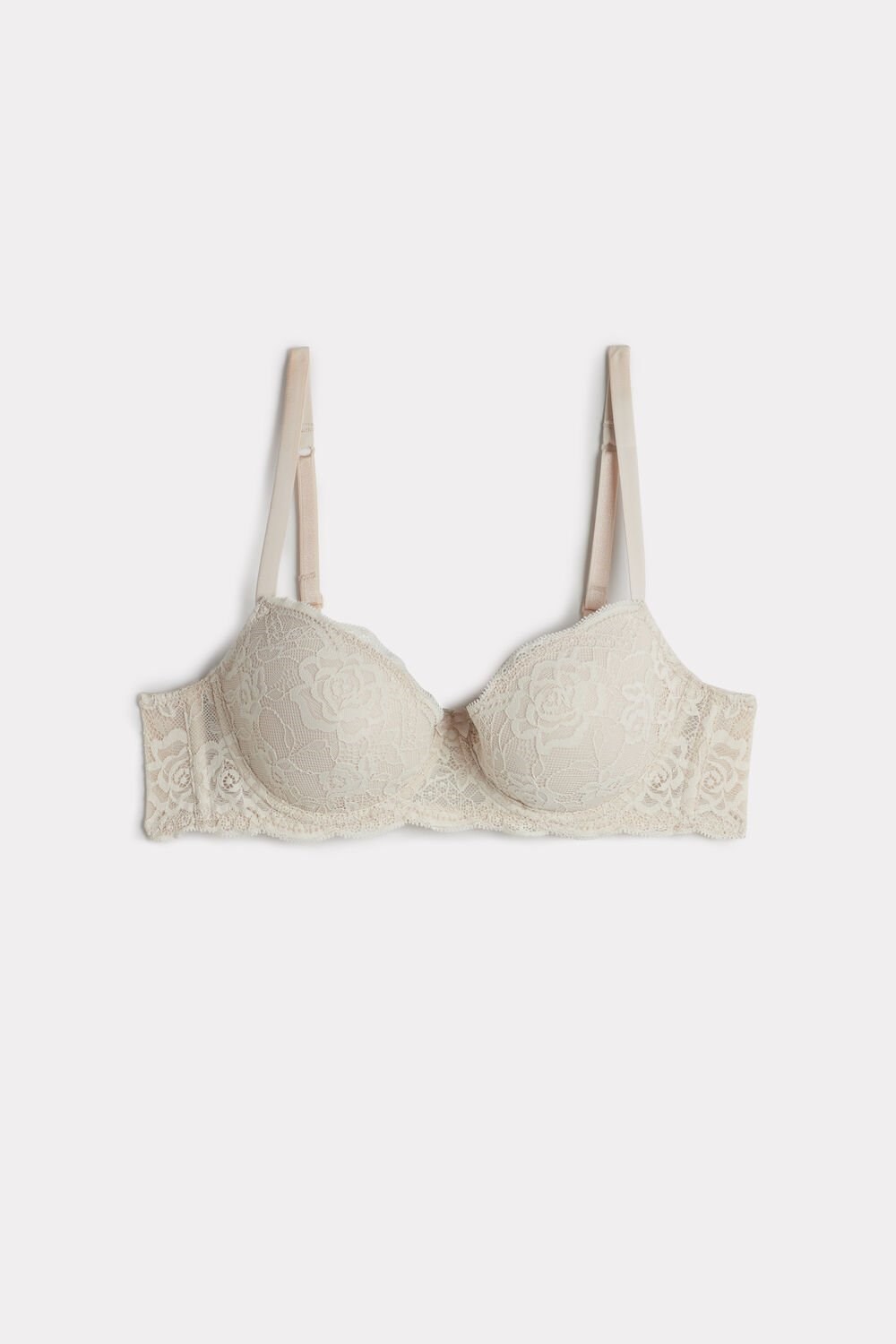 Intimissimi Sofia Lace Balconette Bra Natural - 2280 - Silk Pink | 3601NQLVG