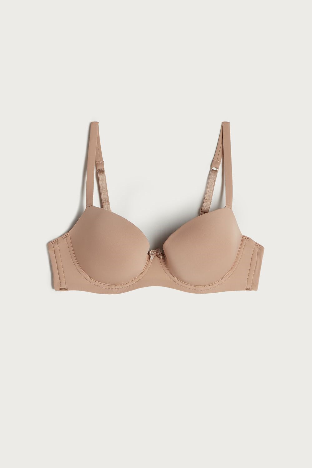 Intimissimi Sofia Microfiber Padded Balconette Bra 044 - Soft Beige | 4869FVDWX