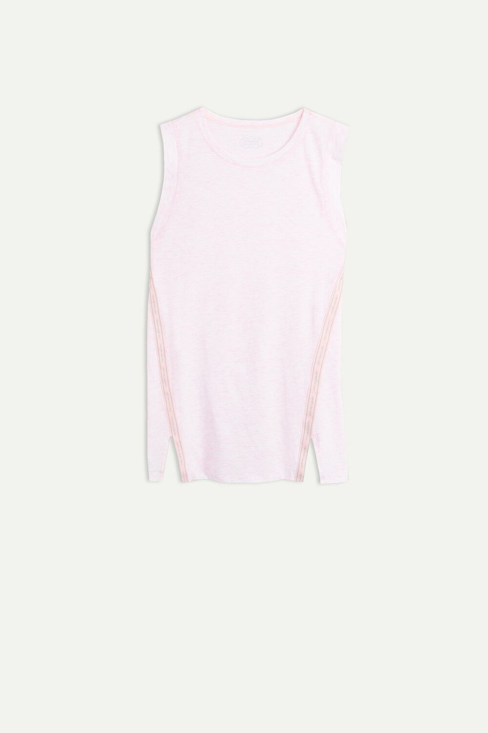 Intimissimi Sporty Cotton Camisole in Supima® Ultrafresh Cotton Pink - 639i - Primrose Pink Heather | 4813IOCQP