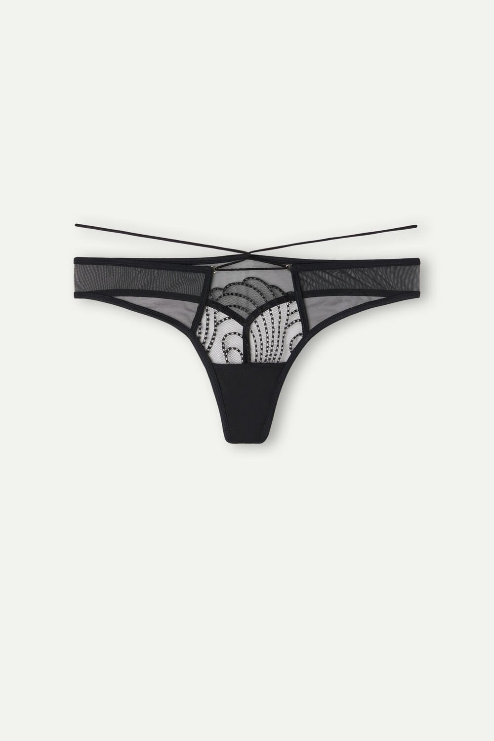 Intimissimi Steal the Show Thong Black - 019 - Black | 6497QASNK