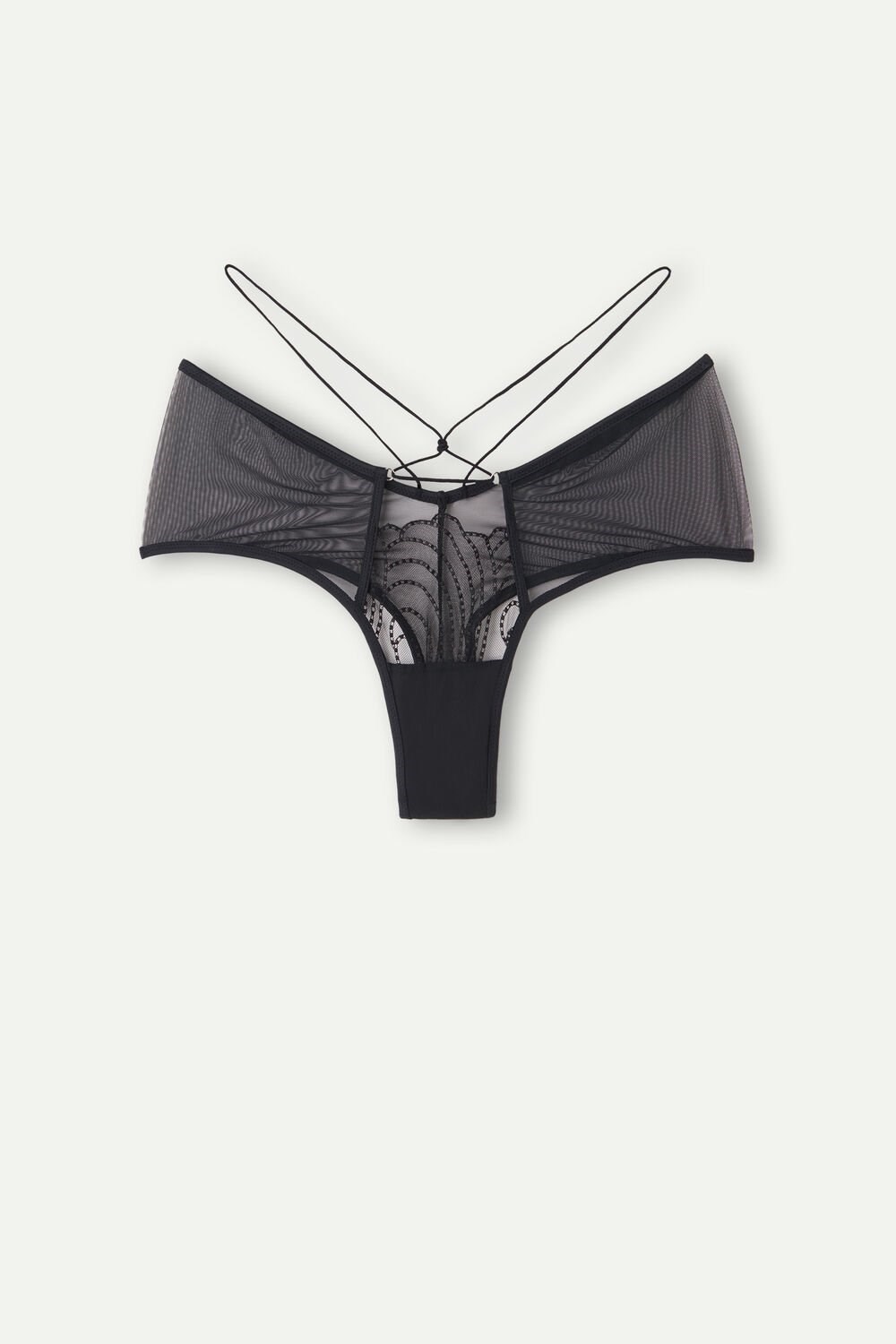 Intimissimi Steal the Show ‘80s Style Hipster Brazilian Black - 019 - Black | 2904LQPUX