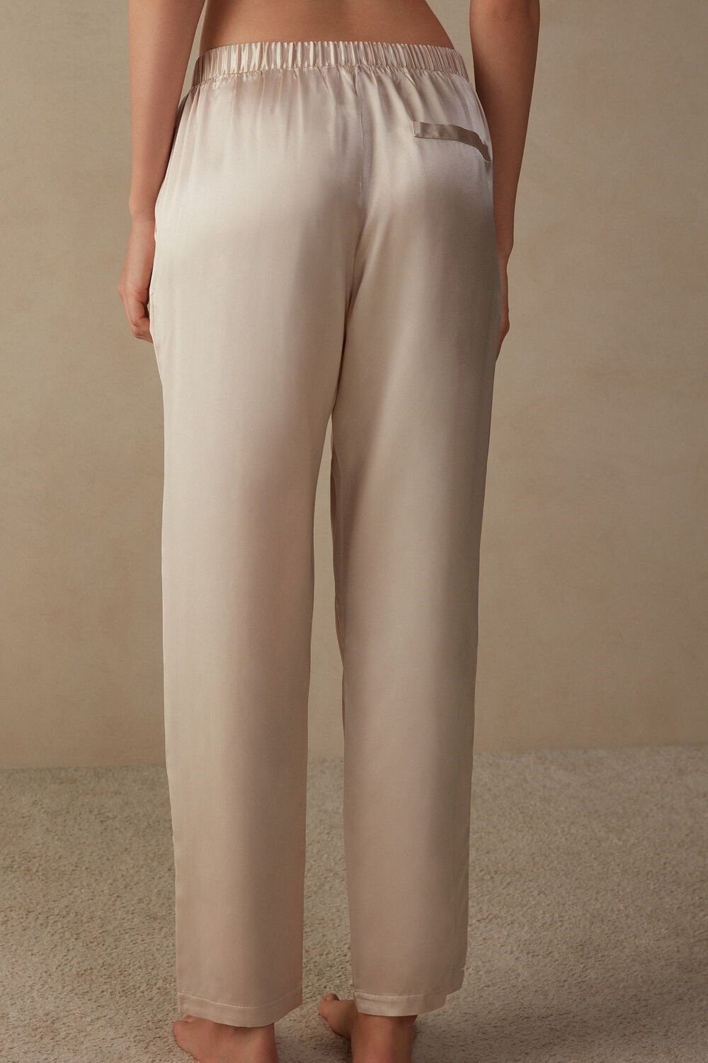 Intimissimi Straight Silk Pants Natural - 2280 - Silk Pink | 5760MYJDW