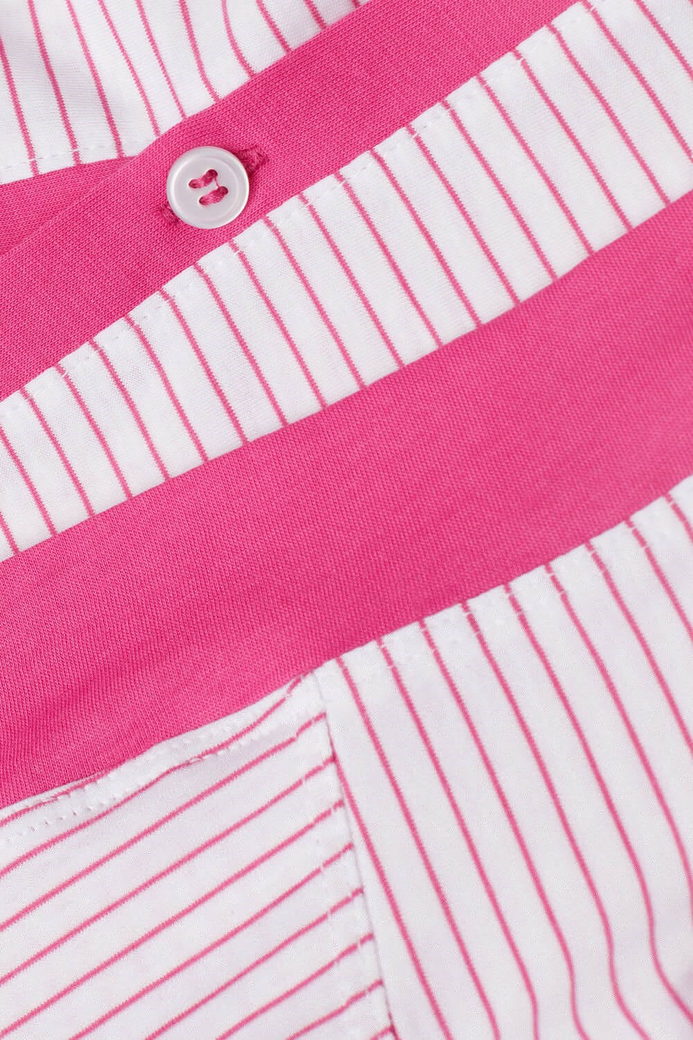 Intimissimi Strawberry Milkshake Short Sleeve Top in Supima® Ultrafresh Cotton Pink - 247j - Valentine Pink Stripe | 1385HCIYX