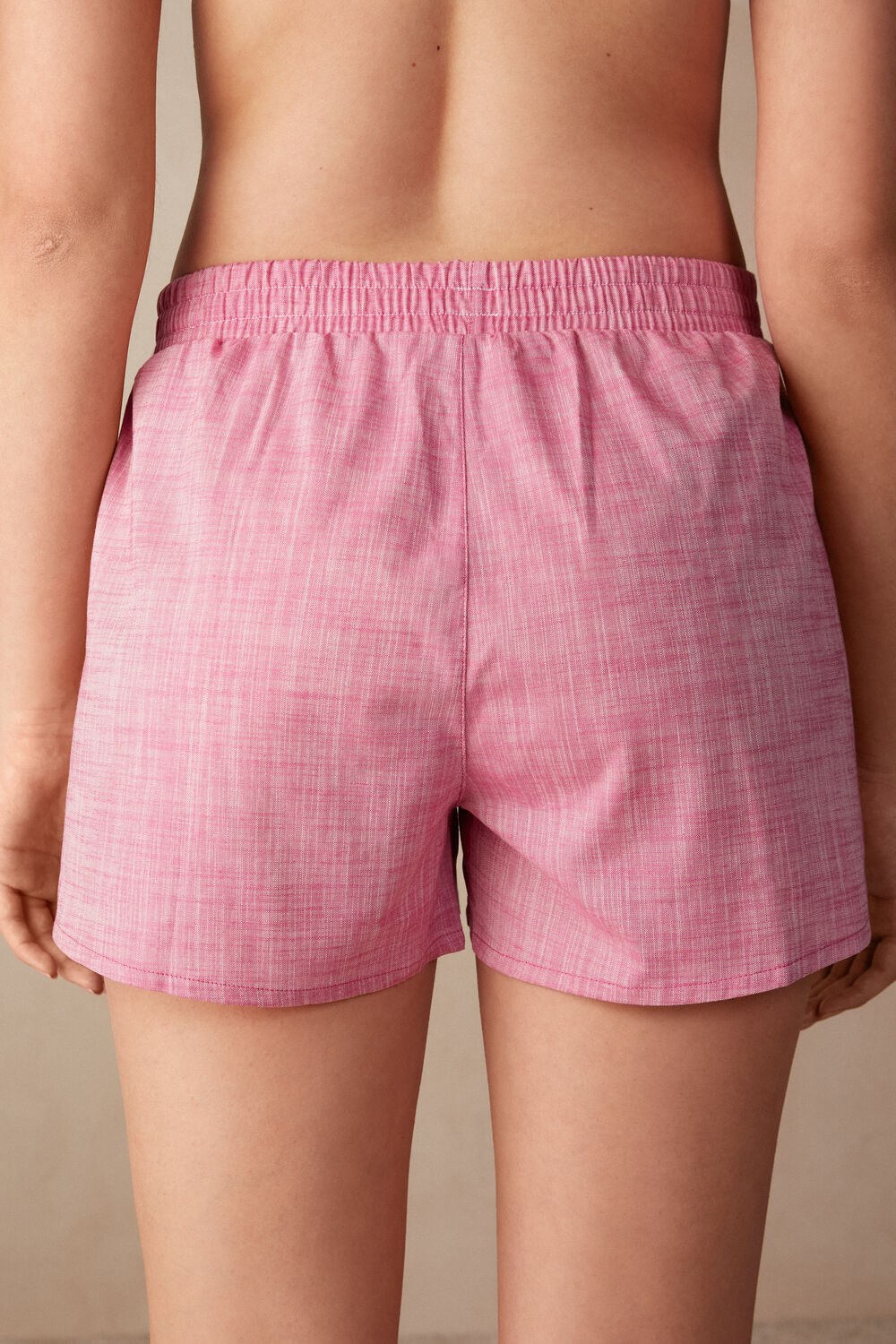 Intimissimi Strawberry Milkshake Shorts in Cotton Cloth Pink - 248j - Chambray Valentine Pink | 5021KATQU