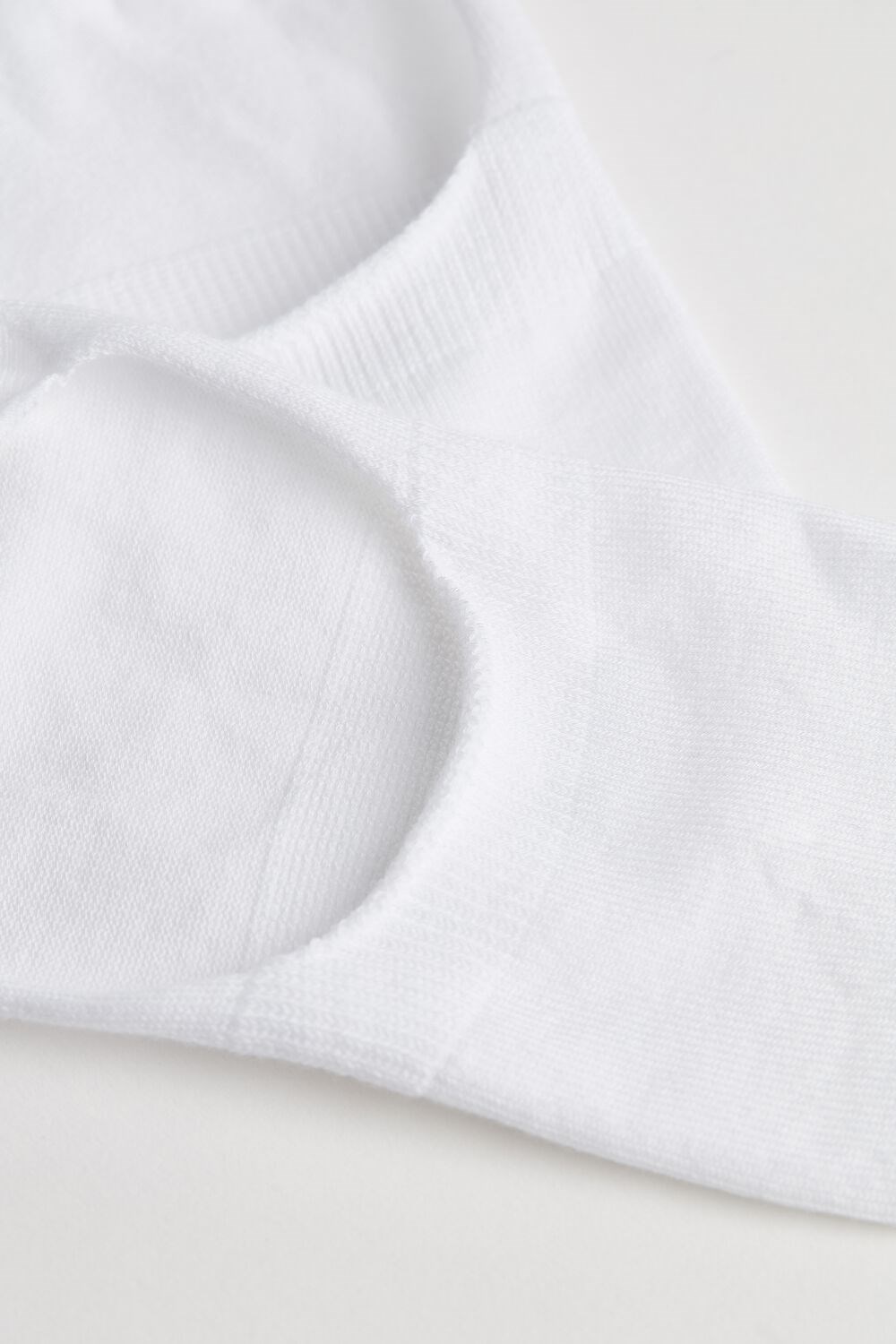 Intimissimi Stretch Cotton Footlet Socks White - 001 - White | 9524LFUGN