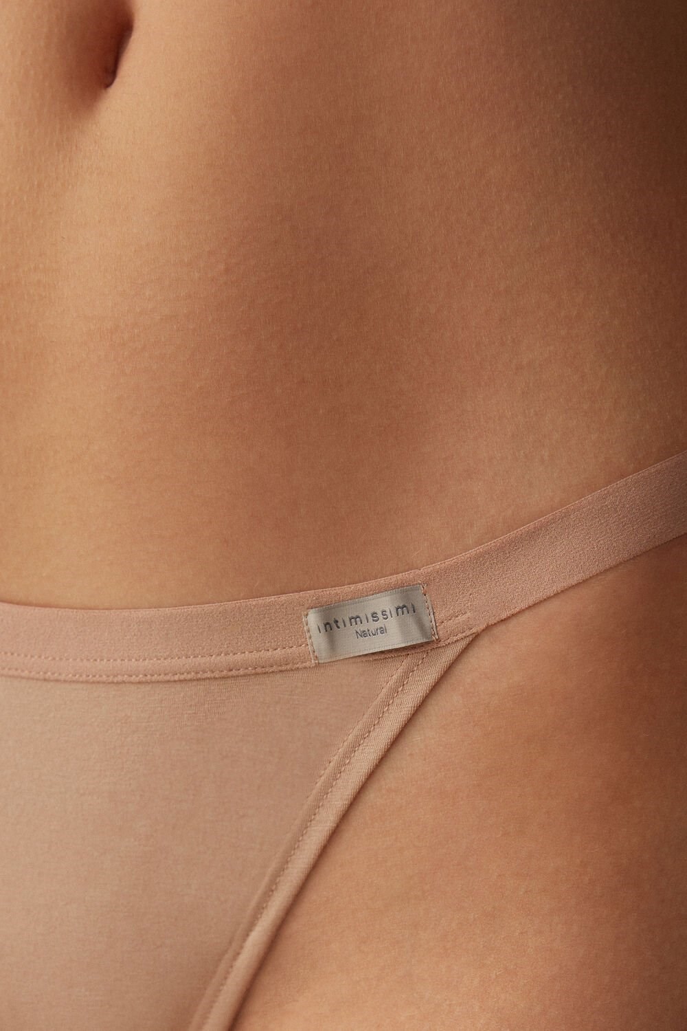 Intimissimi String Thong in Cotton 044 - Soft Beige | 4679AQHVP