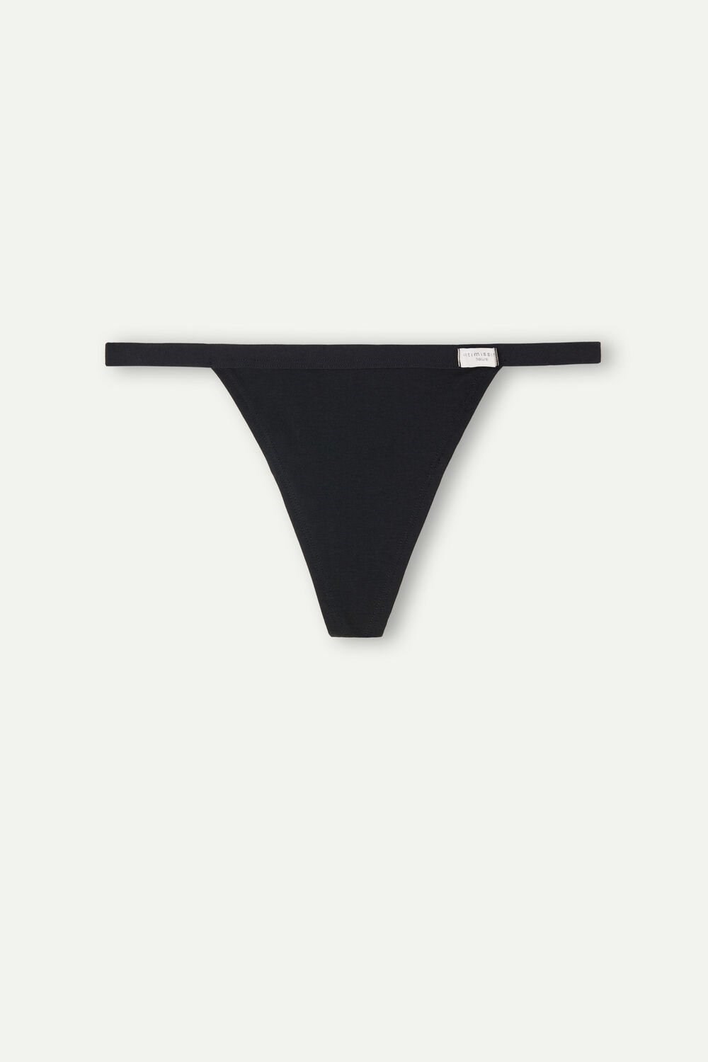 Intimissimi String Thong in Cotton Black - 019 - Black | 4539OJHAM