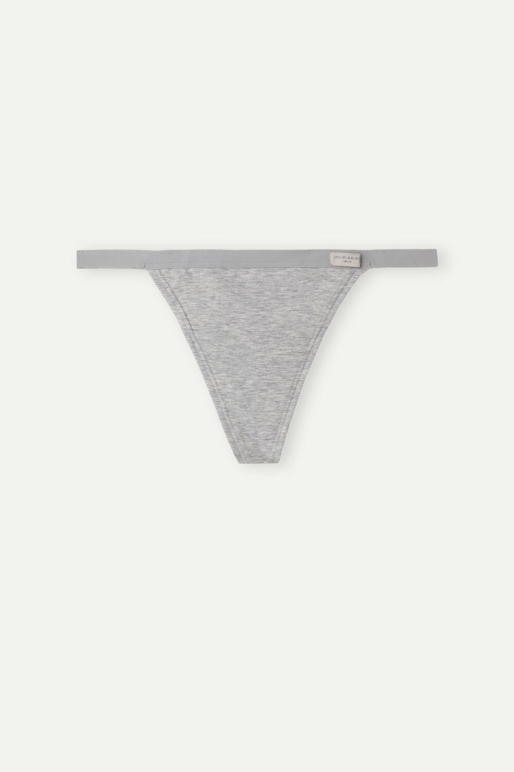 Intimissimi String Thong in Cotton Grey - 031 - Light Heathered Grey | 9308EGCDF