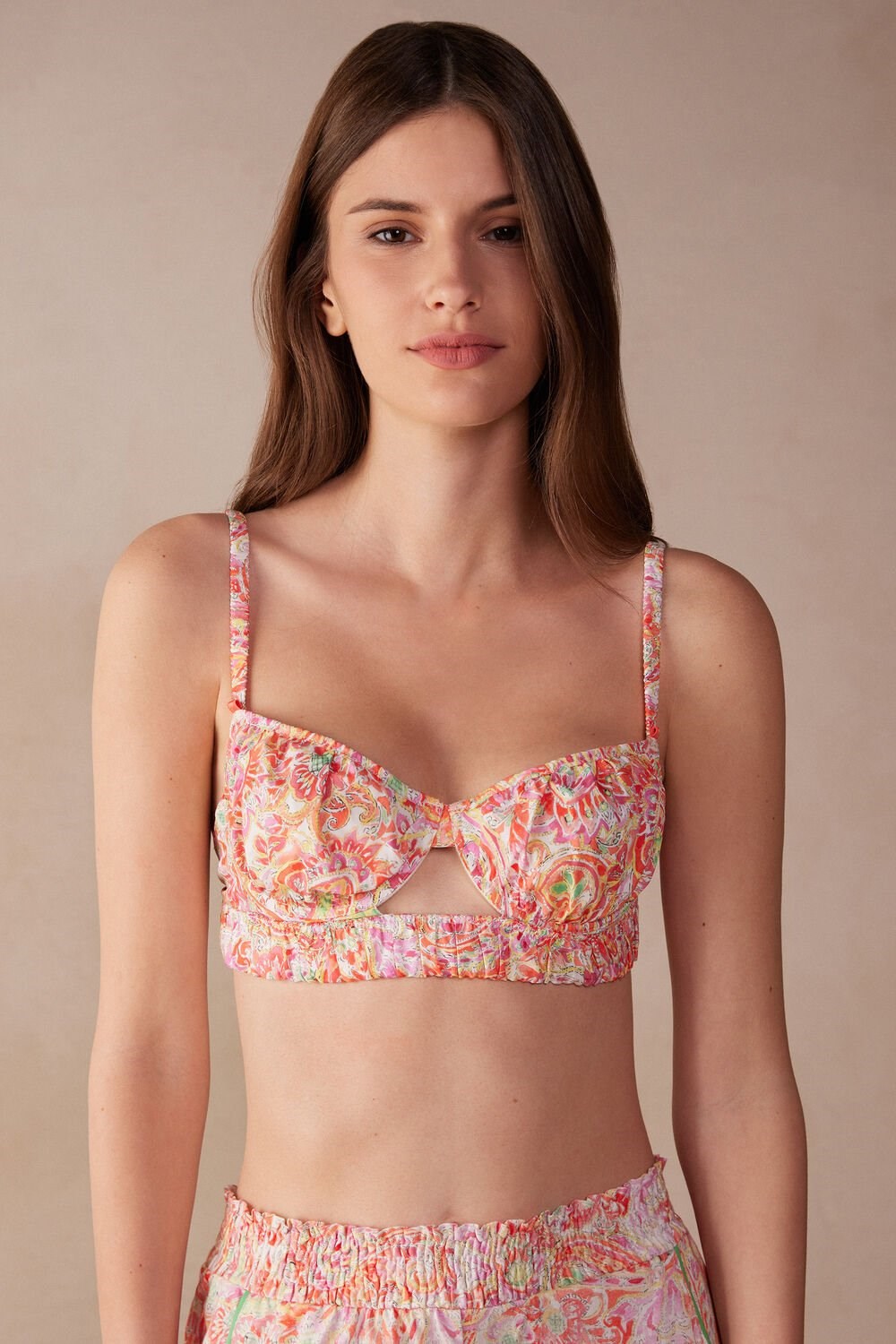 Intimissimi Summer Journey Bra Top Multicolor - 240j - Summer Cashmere Print | 4037OWHTP