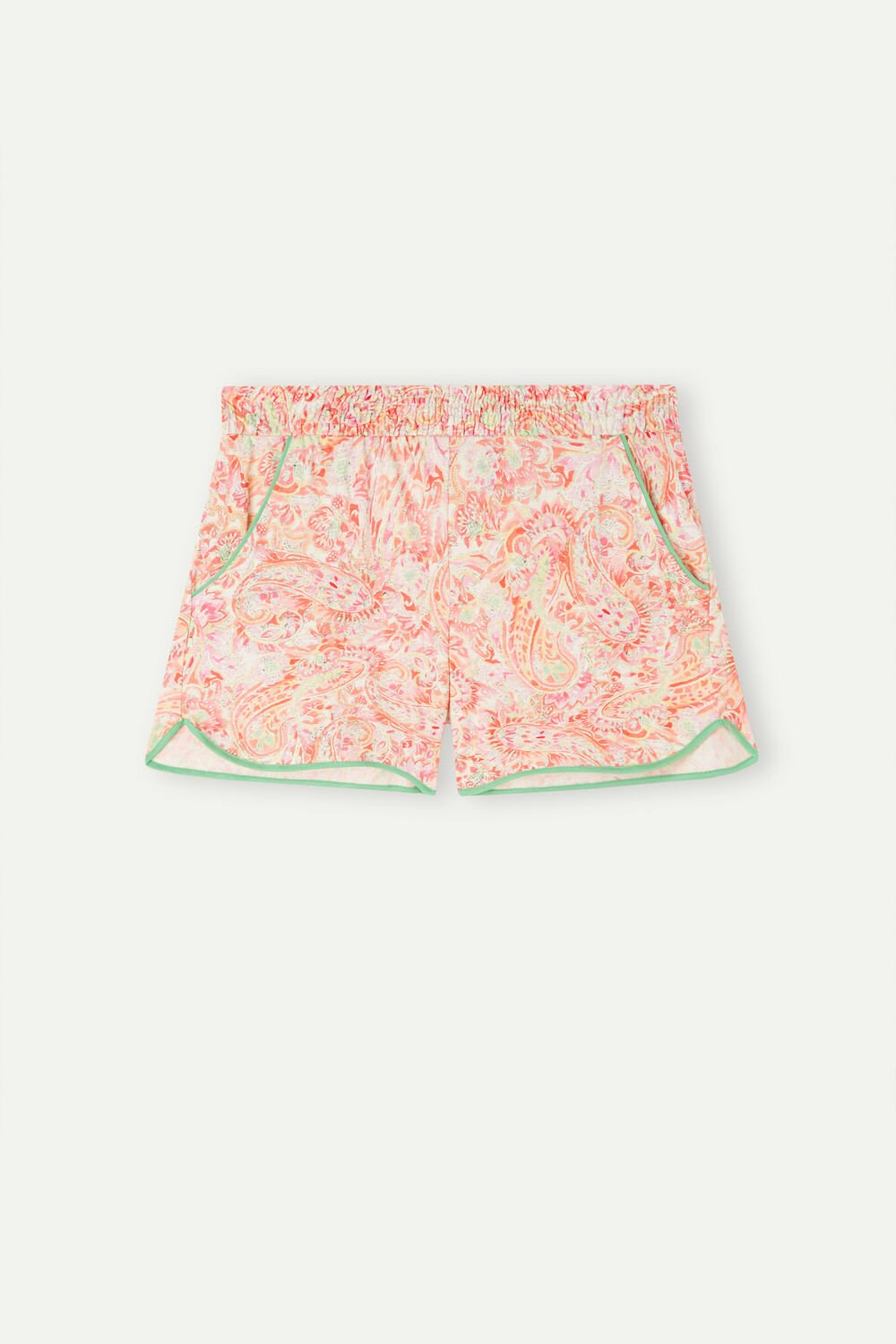 Intimissimi Summer Journey Ultrafresh Supima® Cotton Shorts Multicolor - 240j - Summer Cashmere Print | 2153IOWGS