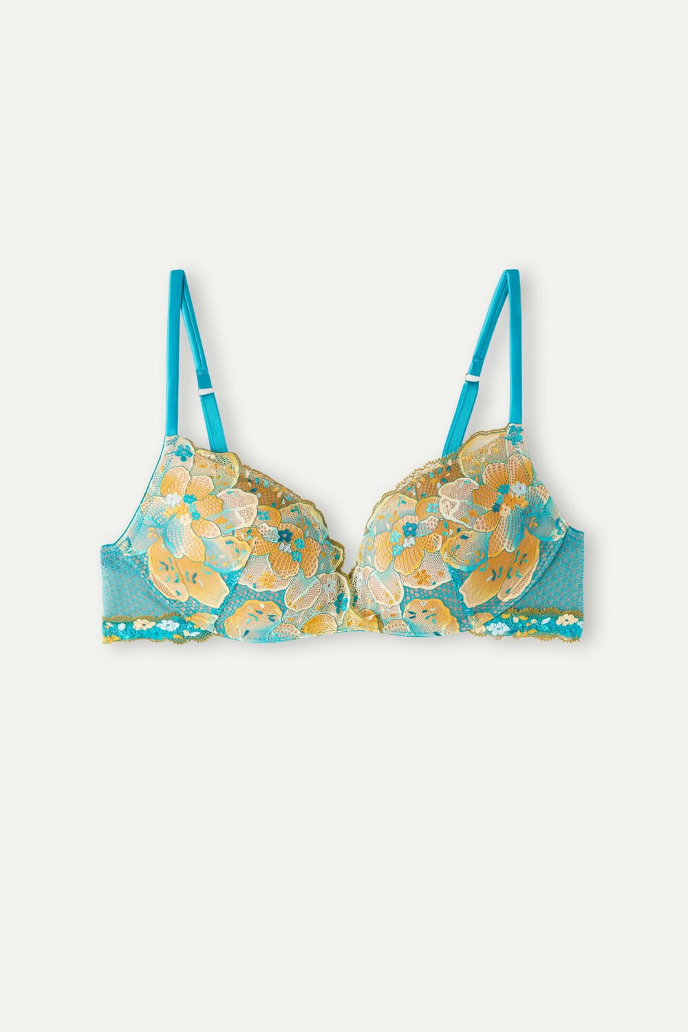 Intimissimi Summer Vibes Gioia Super Push-up Bra Blue - 236j - Summer Turquoise Blue | 5837LGOVH