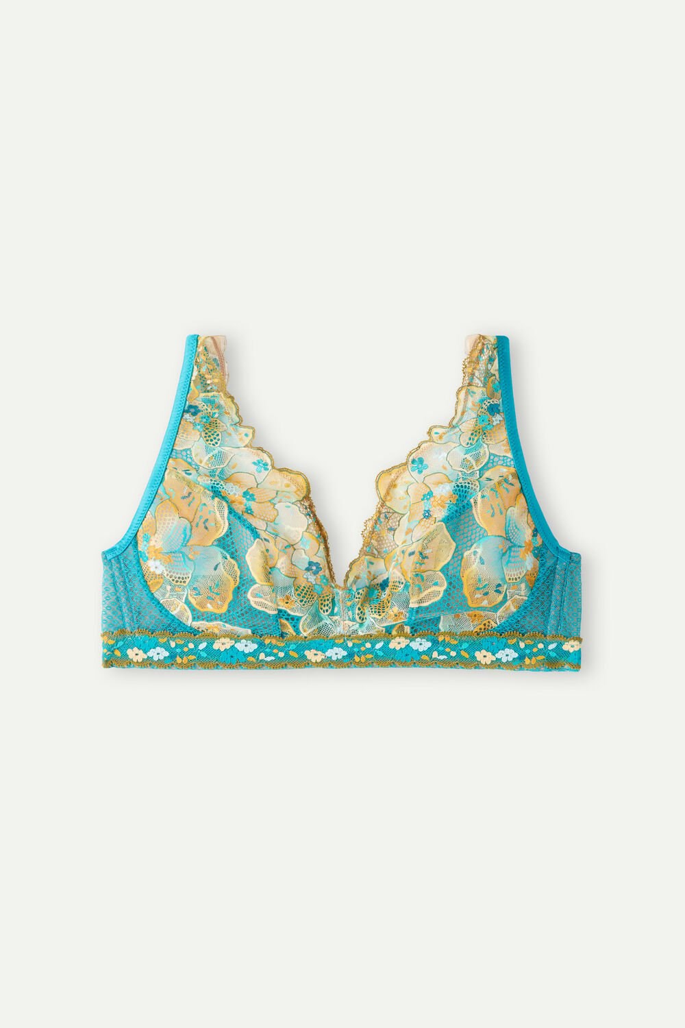 Intimissimi Summer Vibes Lara Triangle Bra Blue - 236j - Summer Turquoise Blue | 3078NAJDQ