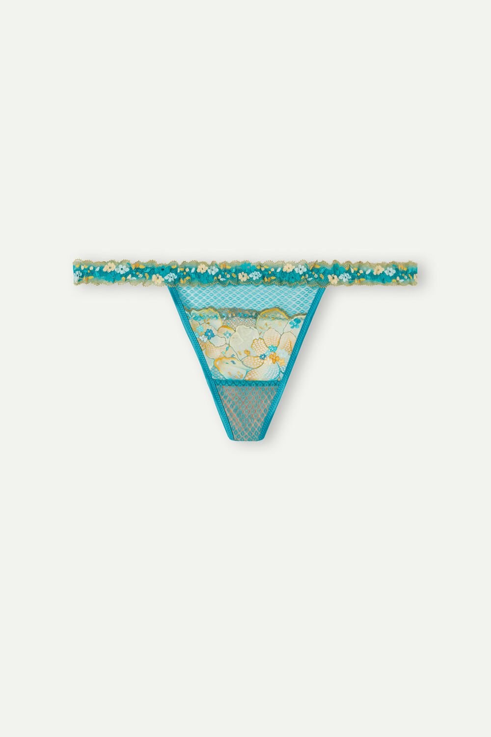 Intimissimi Summer Vibes String Thong Blue - 236j - Summer Turquoise Blue | 8730WSDXB