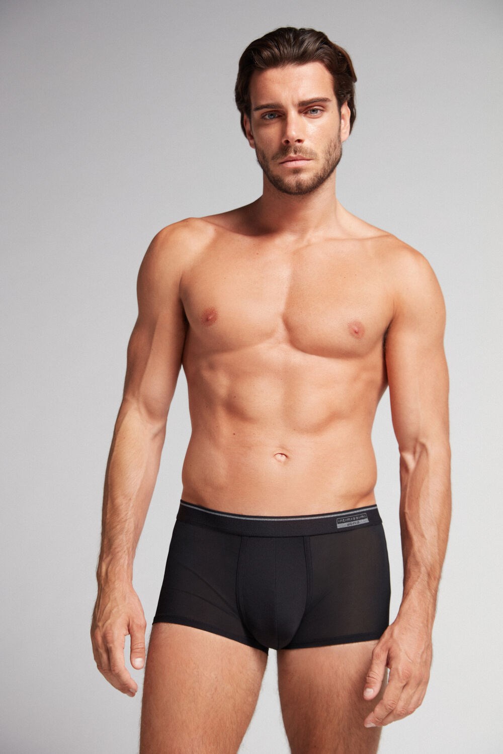 Intimissimi Super Fresh Micro-mesh Boxers Black - 019 - Black | 1725HAJNL