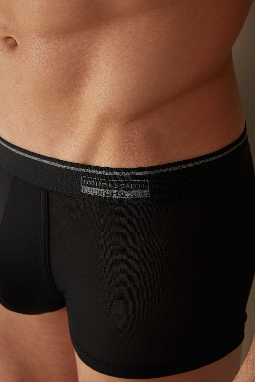 Intimissimi Super Fresh Micro-mesh Boxers Black - 019 - Black | 1725HAJNL