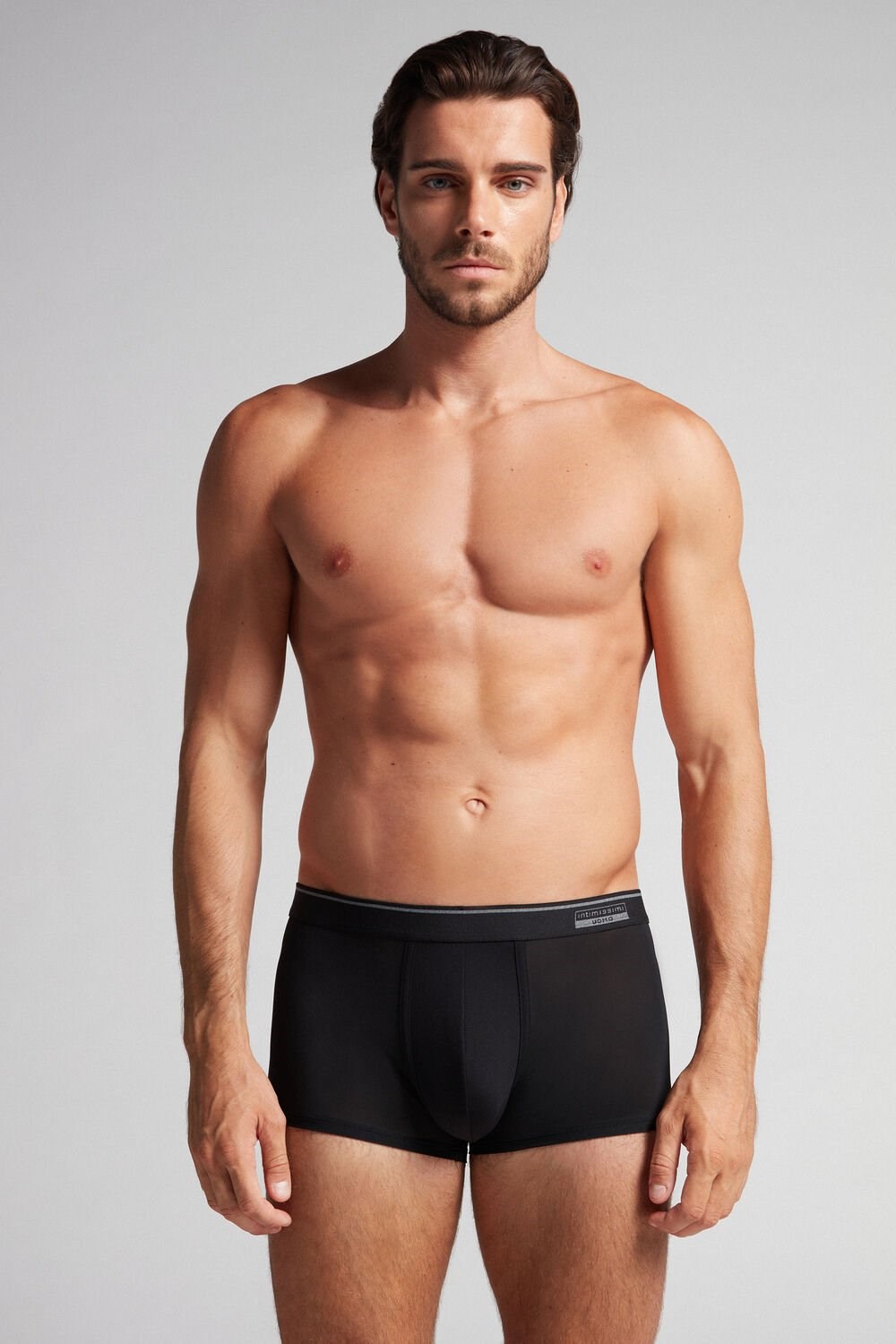 Intimissimi Super Fresh Micro-mesh Boxers Black - 019 - Black | 1725HAJNL