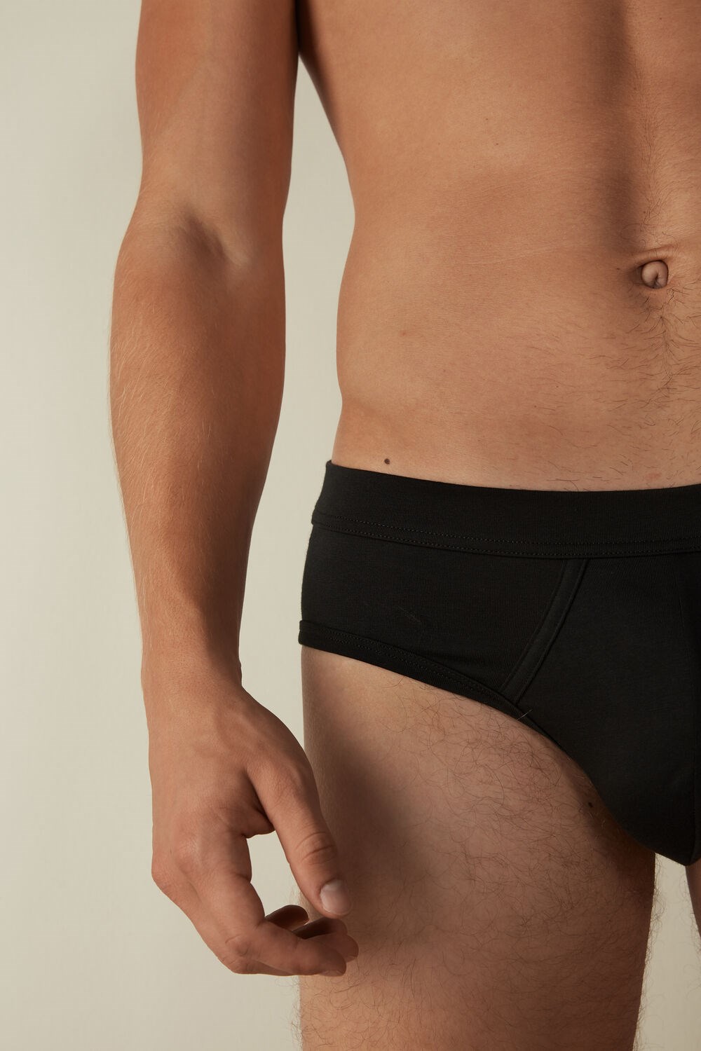 Intimissimi Supima® Cotton Briefs Black - 019 - Black | 0375GYTQP