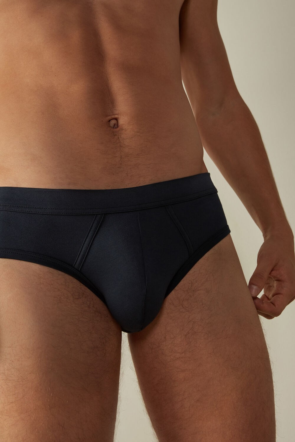 Intimissimi Supima® Cotton Briefs Blue - 800 - Midnight Blue | 9160EPIOK