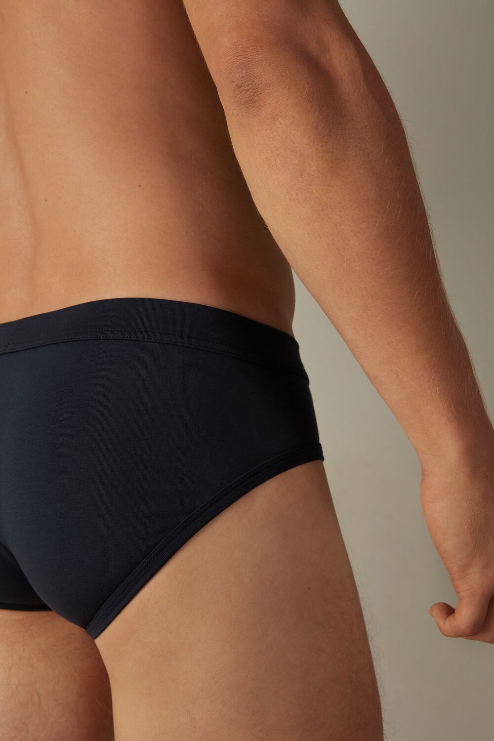 Intimissimi Supima® Cotton Briefs Blue - 800 - Midnight Blue | 9160EPIOK