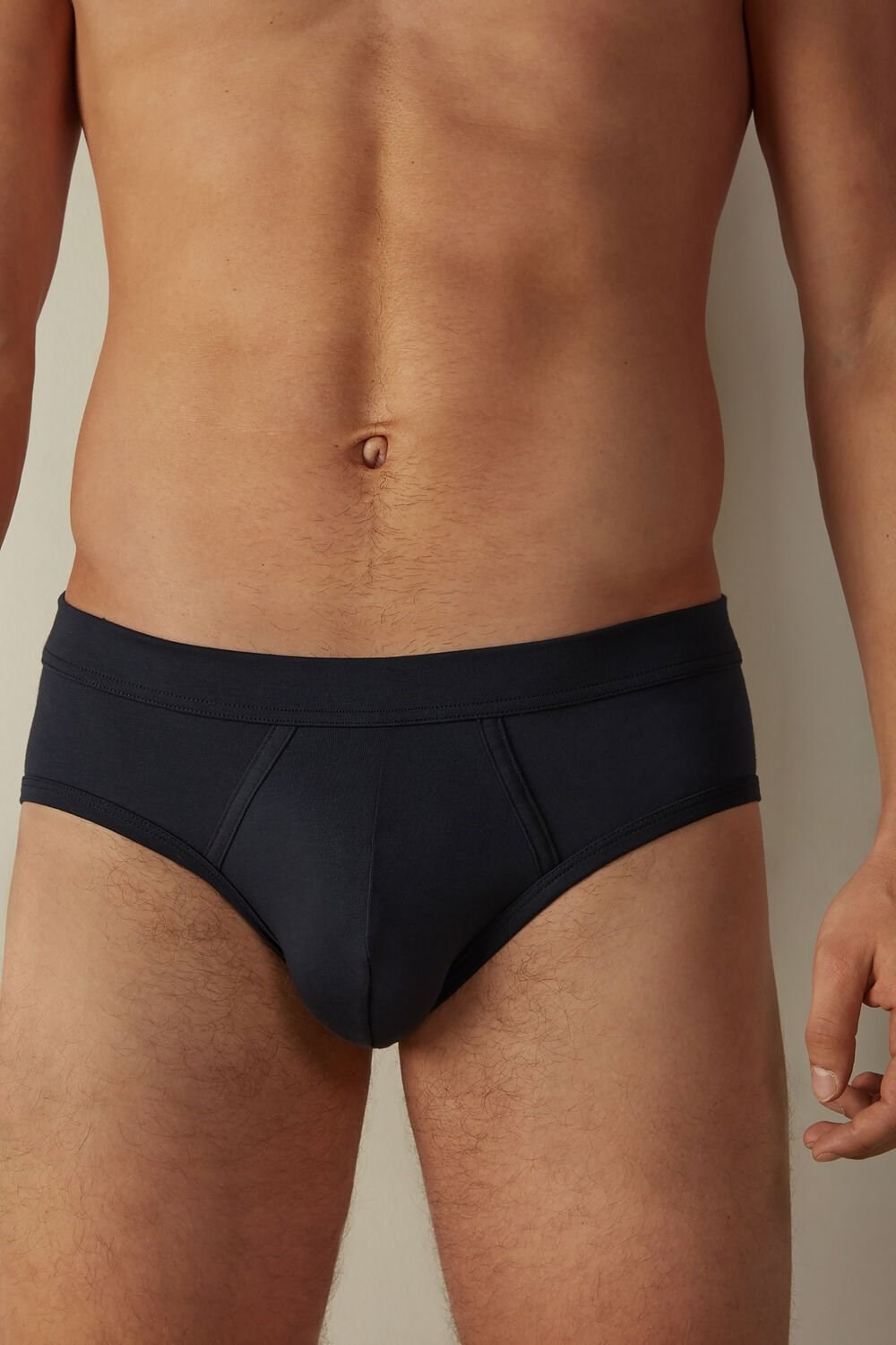 Intimissimi Supima® Cotton Briefs Blue - 800 - Midnight Blue | 9160EPIOK