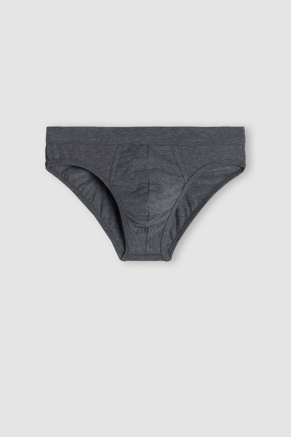 Intimissimi Supima® Cotton Briefs Dark Grey - 5227 - Heathered Graphite Grey | 6194ZOBHA