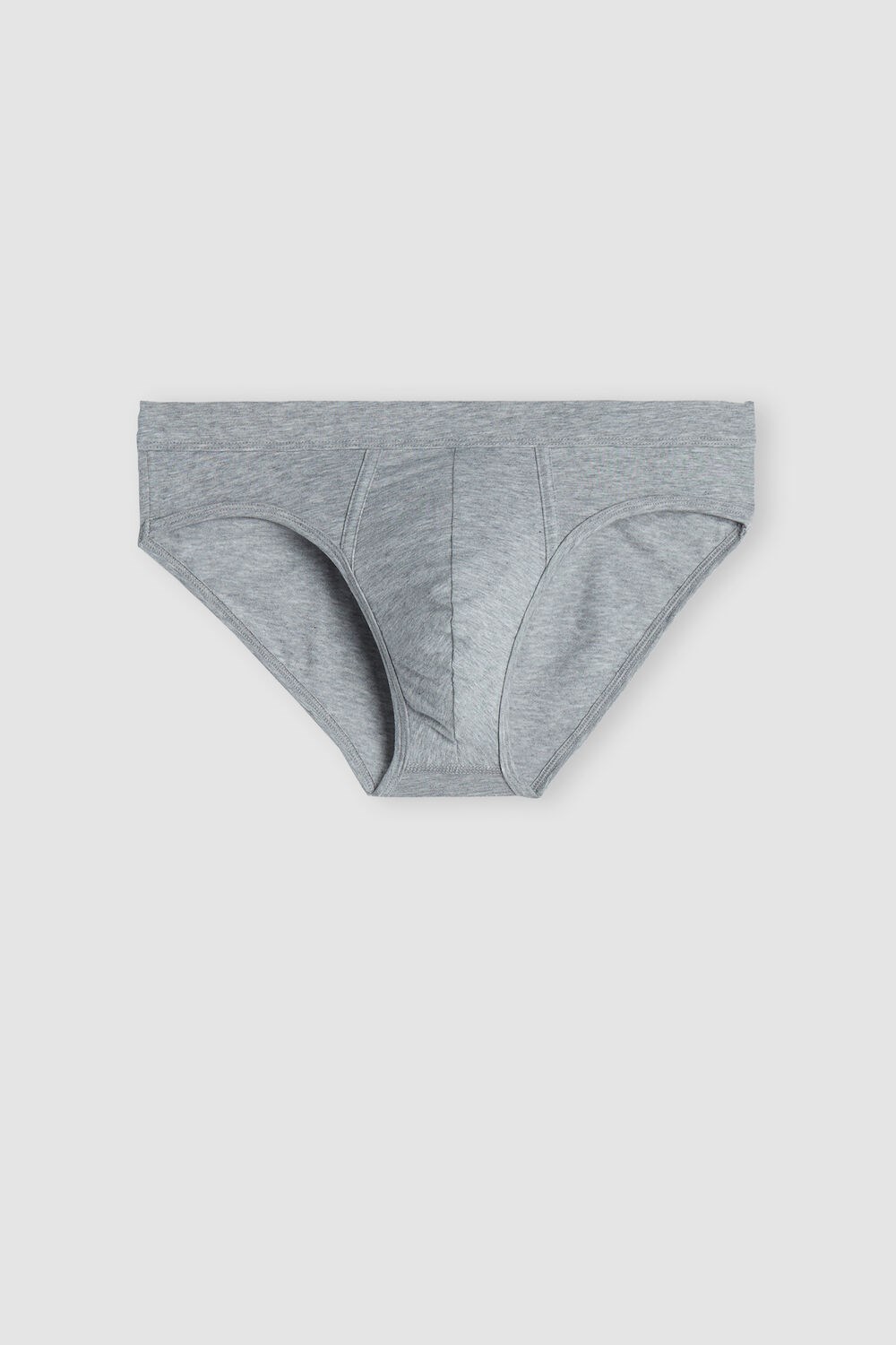 Intimissimi Supima® Cotton Briefs Grey - 031 - Light Heathered Grey | 2870IFUBJ