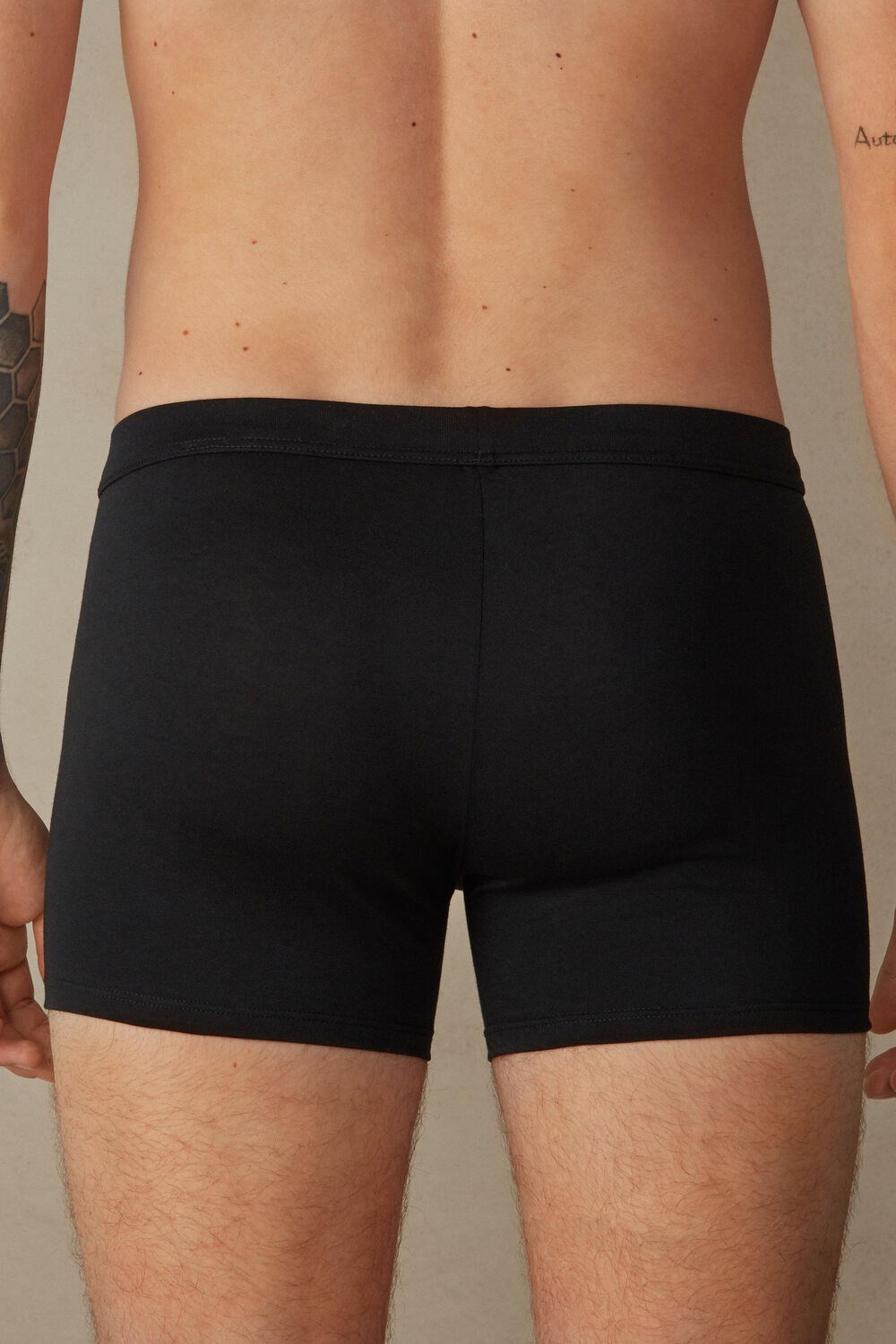 Intimissimi Supima® Cotton Loose Fit Boxers Black - 019 - Black | 4703HPXWV