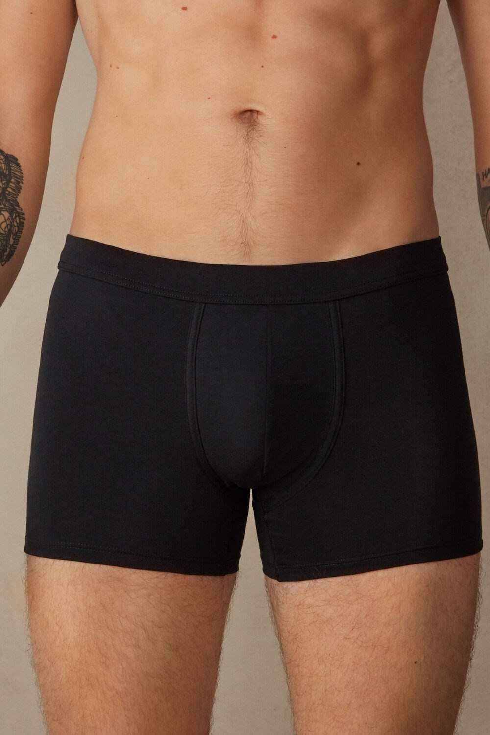 Intimissimi Supima® Cotton Loose Fit Boxers Black - 019 - Black | 4703HPXWV