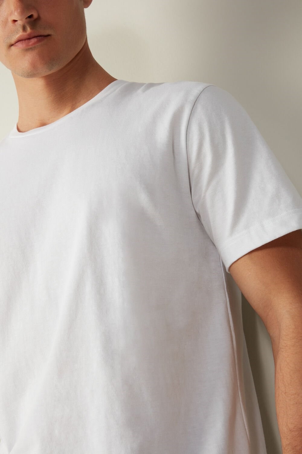 Intimissimi T-shirt in Cotton Jersey White - 001 - White | 7498HPVLR