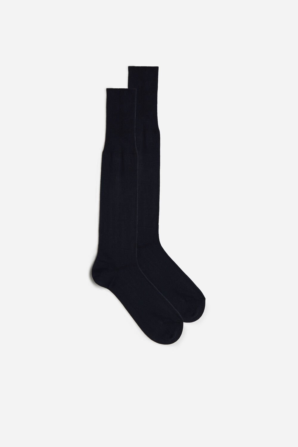 Intimissimi Tall Cashmere-Silk-Cotton Blend Socks Blue - 016 - Blue | 5791PNLED