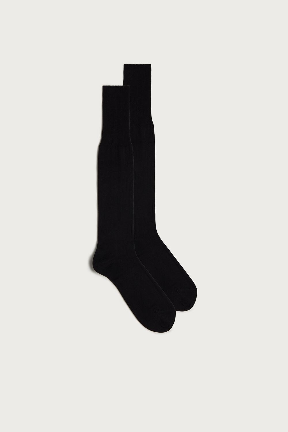 Intimissimi Tall Cashmere-Silk-Cotton Blend Socks Black - 019 - Black | 8695MUQRO