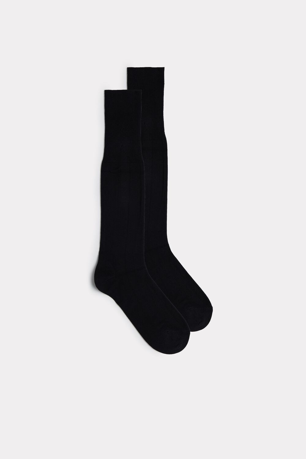 Intimissimi Tall Warm Cotton Socks Black - 019 - Black | 3851ZTBVQ