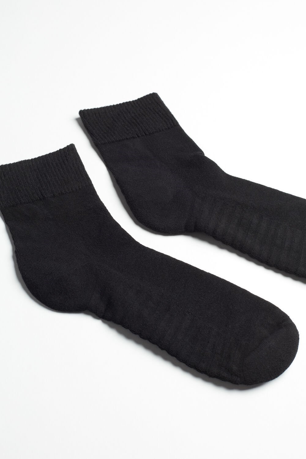 Intimissimi Terrycloth Short Socks Black - 019 - Black | 9782LJHWK