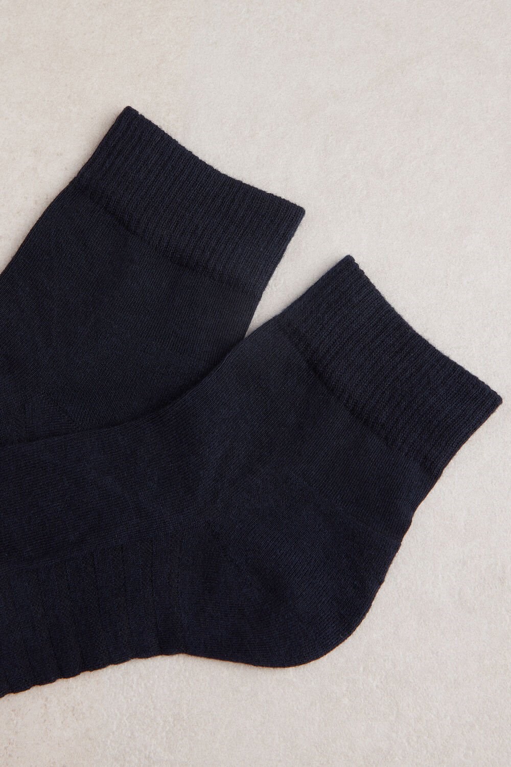 Intimissimi Terrycloth Short Socks Blue - 016 - Blue | 9387JSNPT